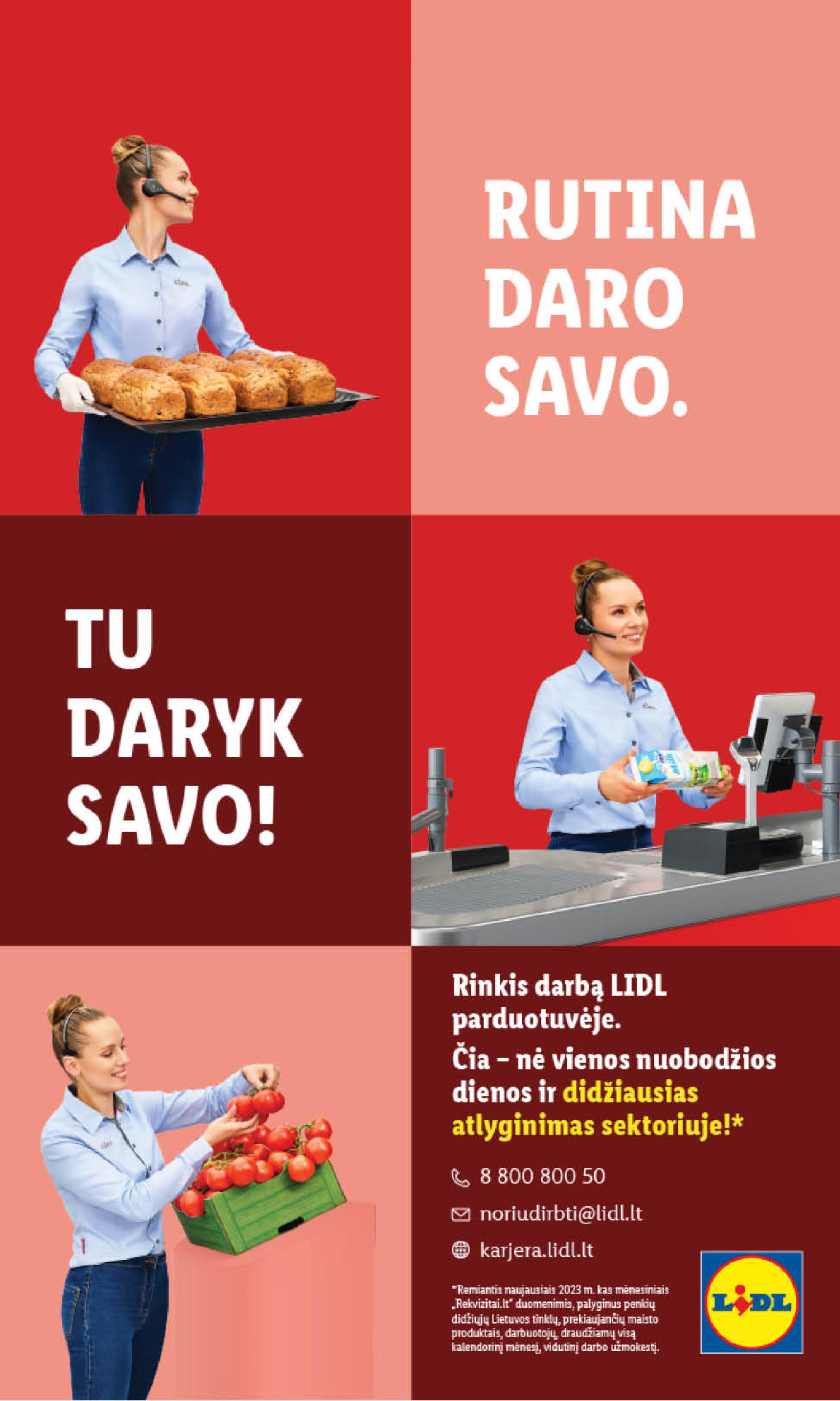 Naujausias LIDL kaininis katalogas 2023.10.16 - 2023.10.22