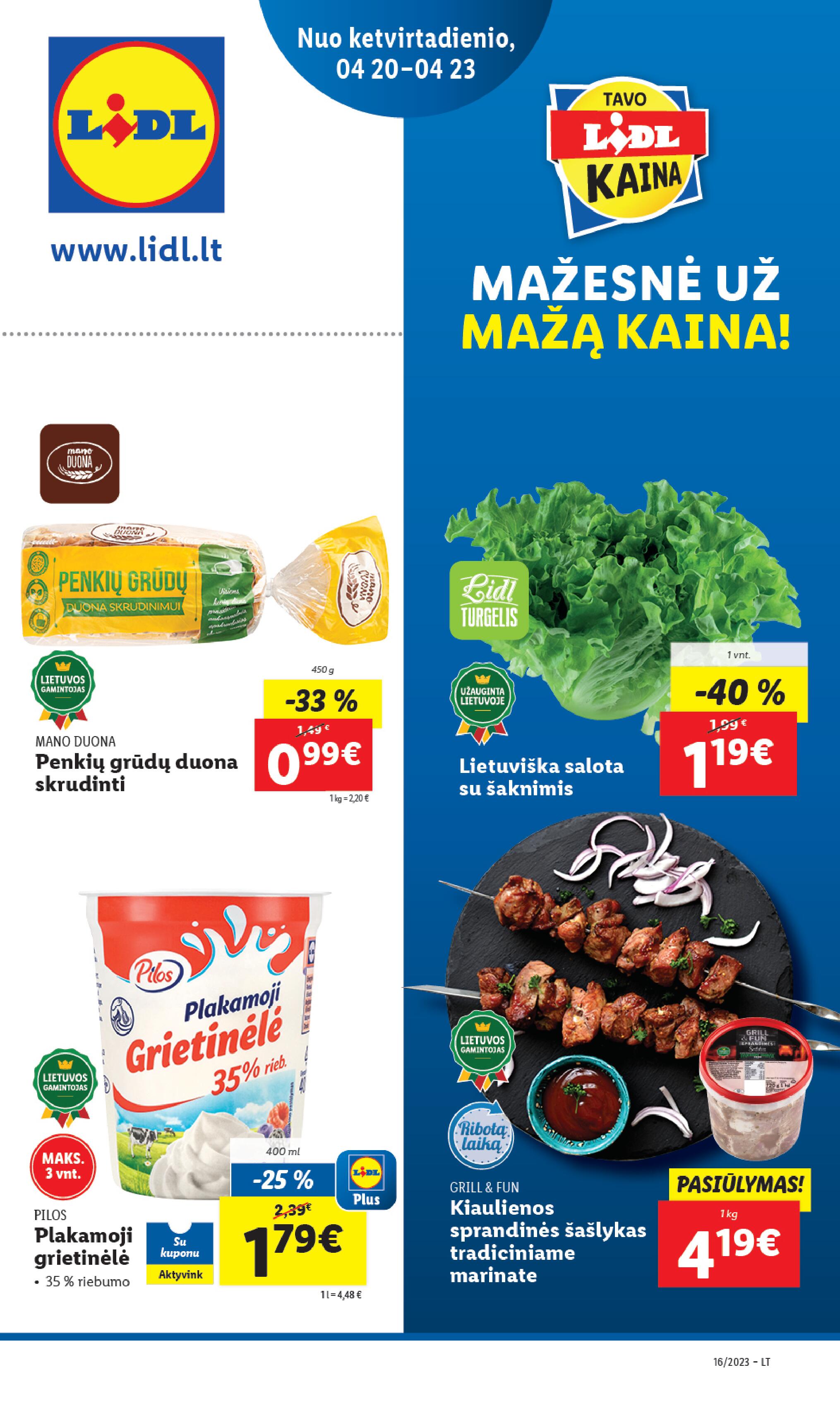 Naujausias LIDL kaininis katalogas 2023.04.17 - 2023.04.23