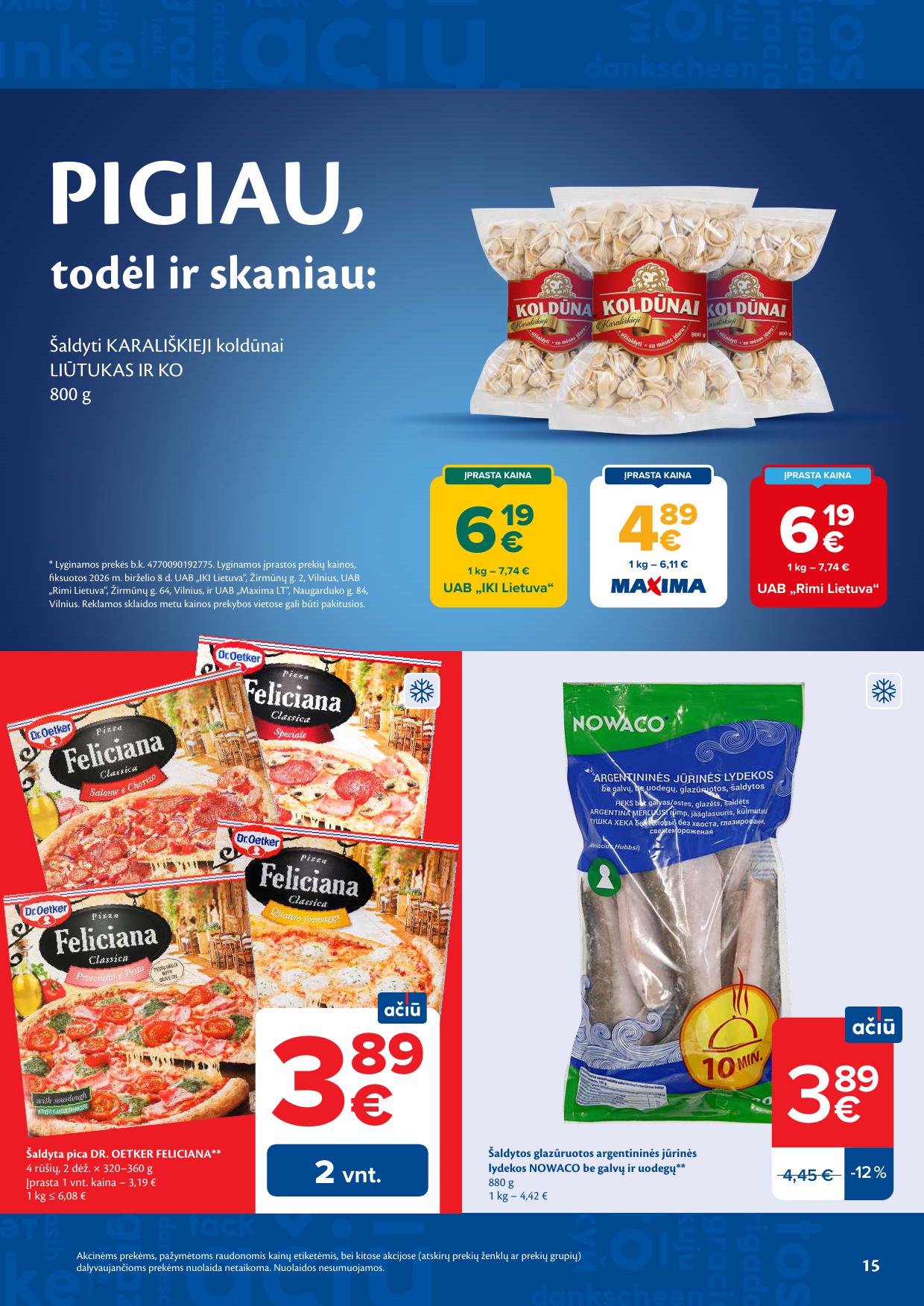 Naujausias MAXIMA kaininis katalogas 2026.06.16 - 2026.06.22
