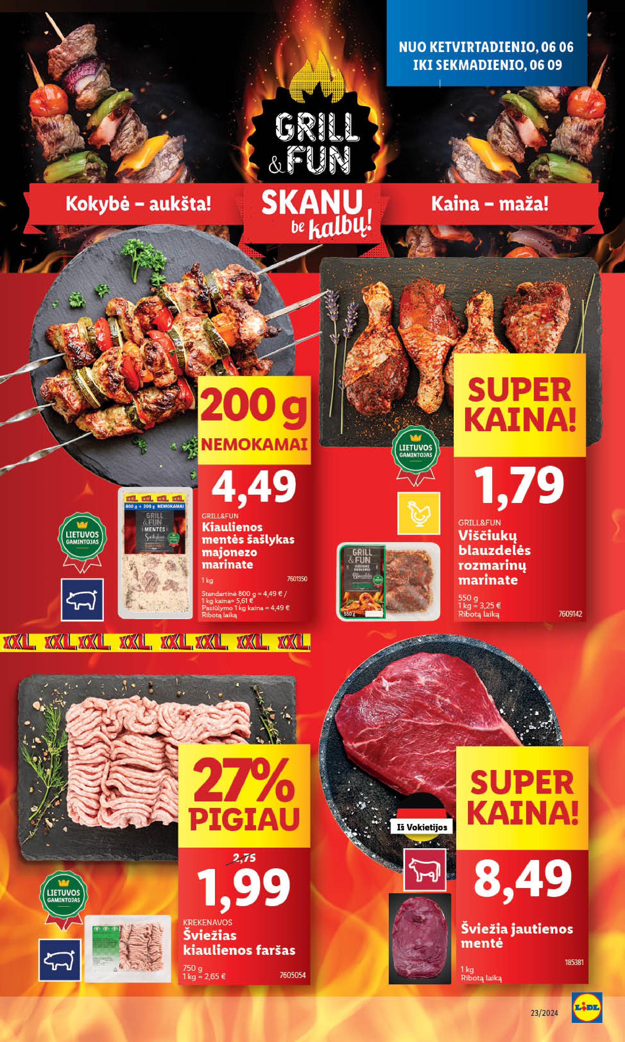 Naujausias LIDL kaininis katalogas 2024.06.03 - 2024.06.09