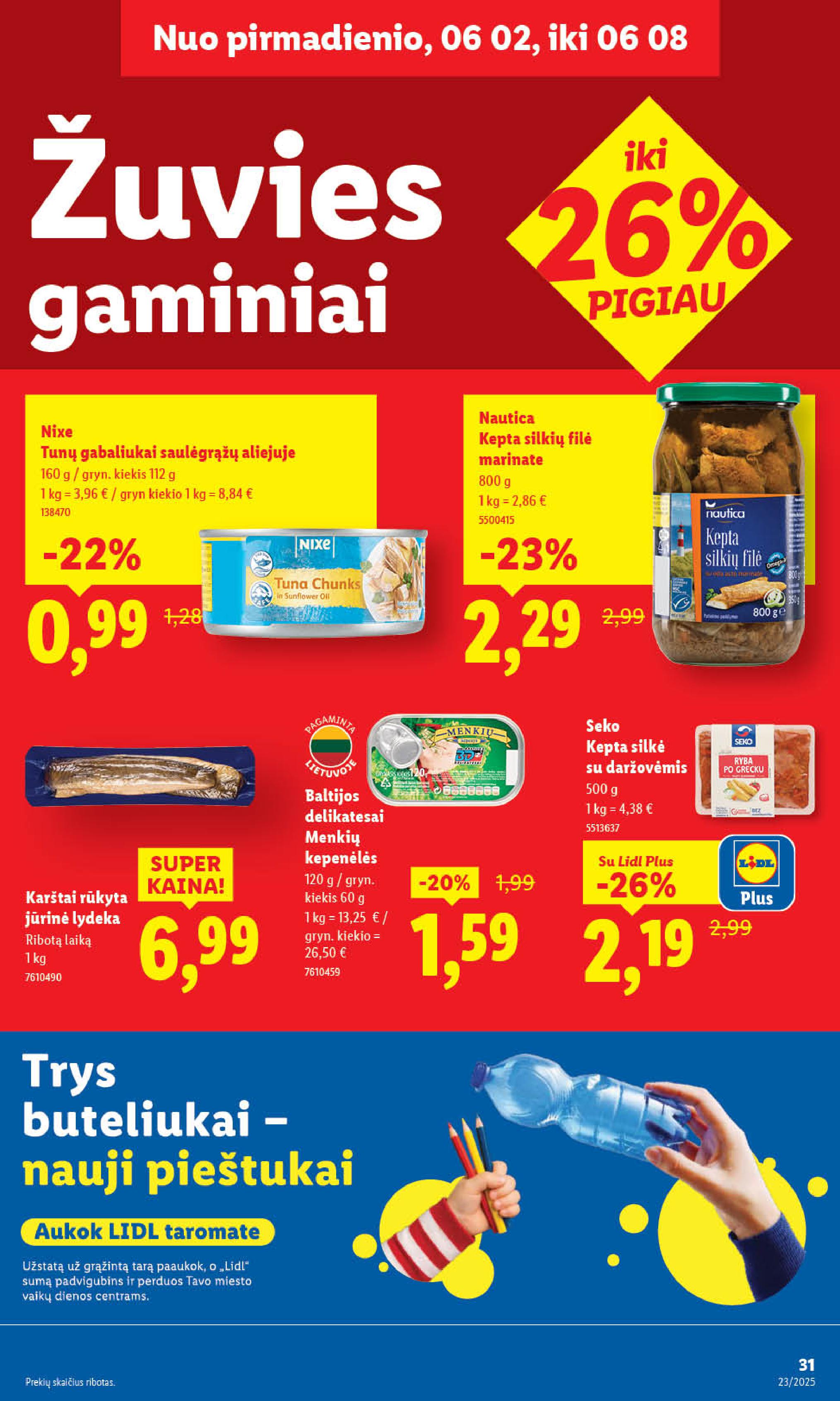 Naujausias LIDL kaininis katalogas 2025.06.02 - 2025.06.08