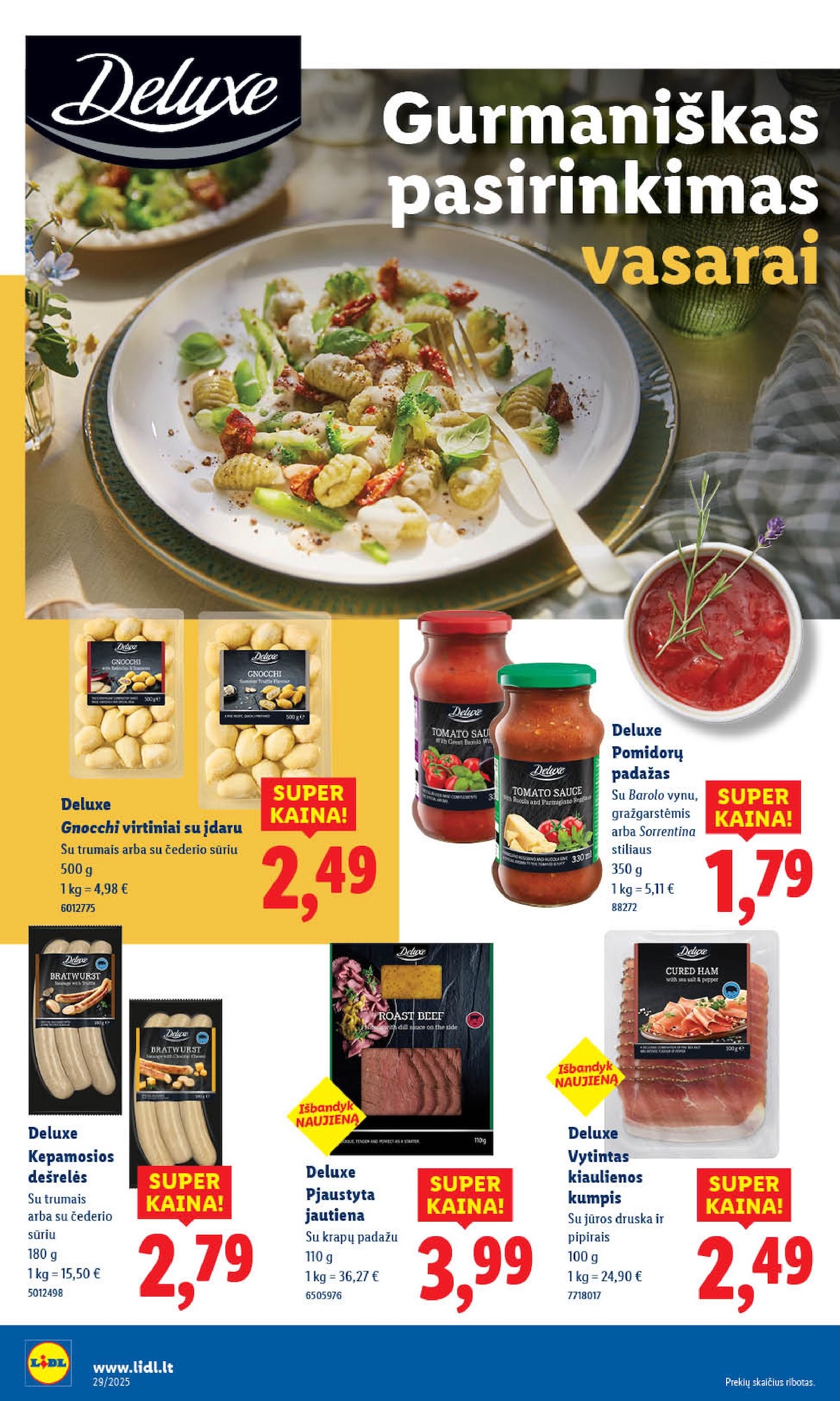 Naujausias LIDL kaininis katalogas 2025.07.14 - 2025.07.20