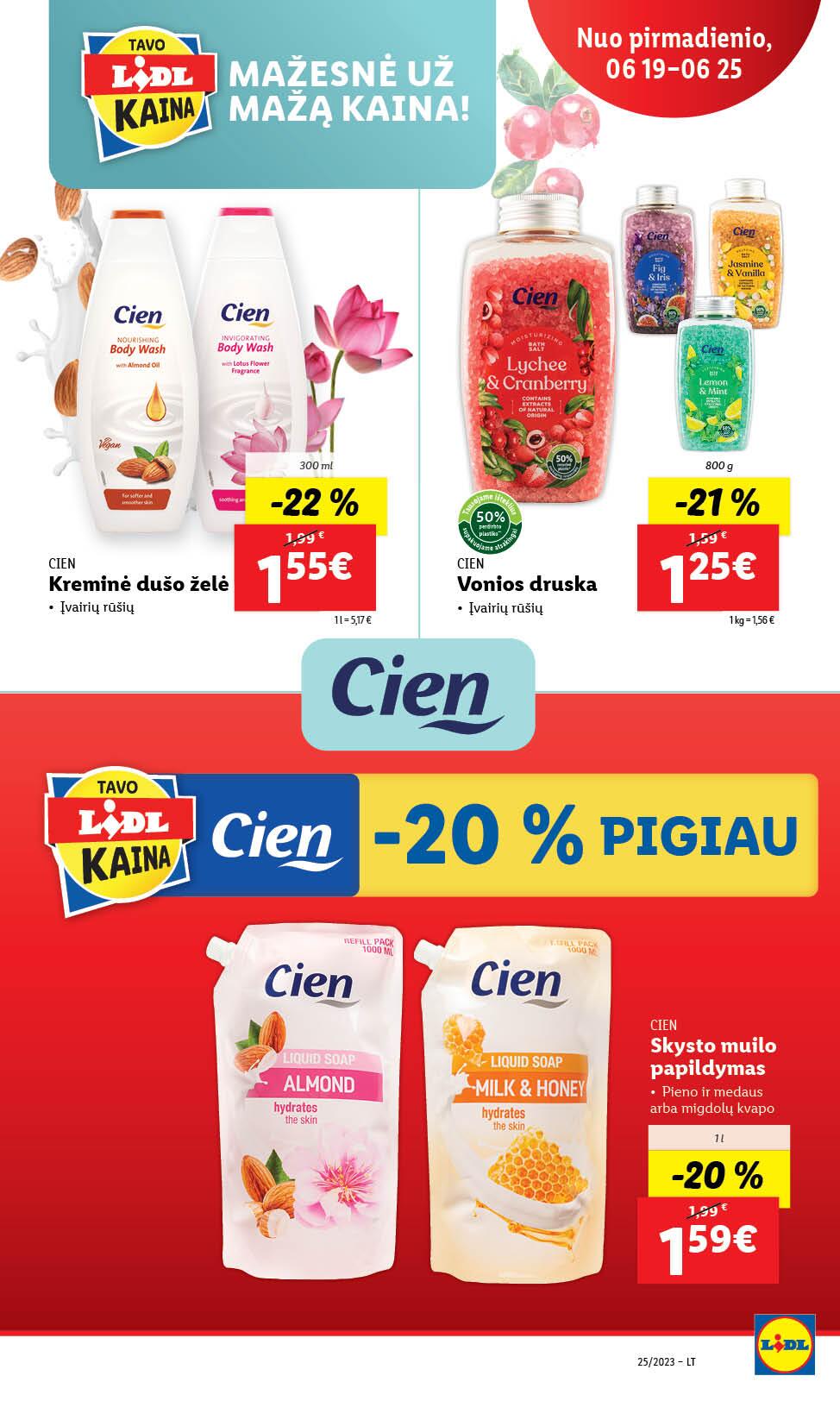 Naujausias LIDL kaininis katalogas 2023.06.19 - 2023.06.25