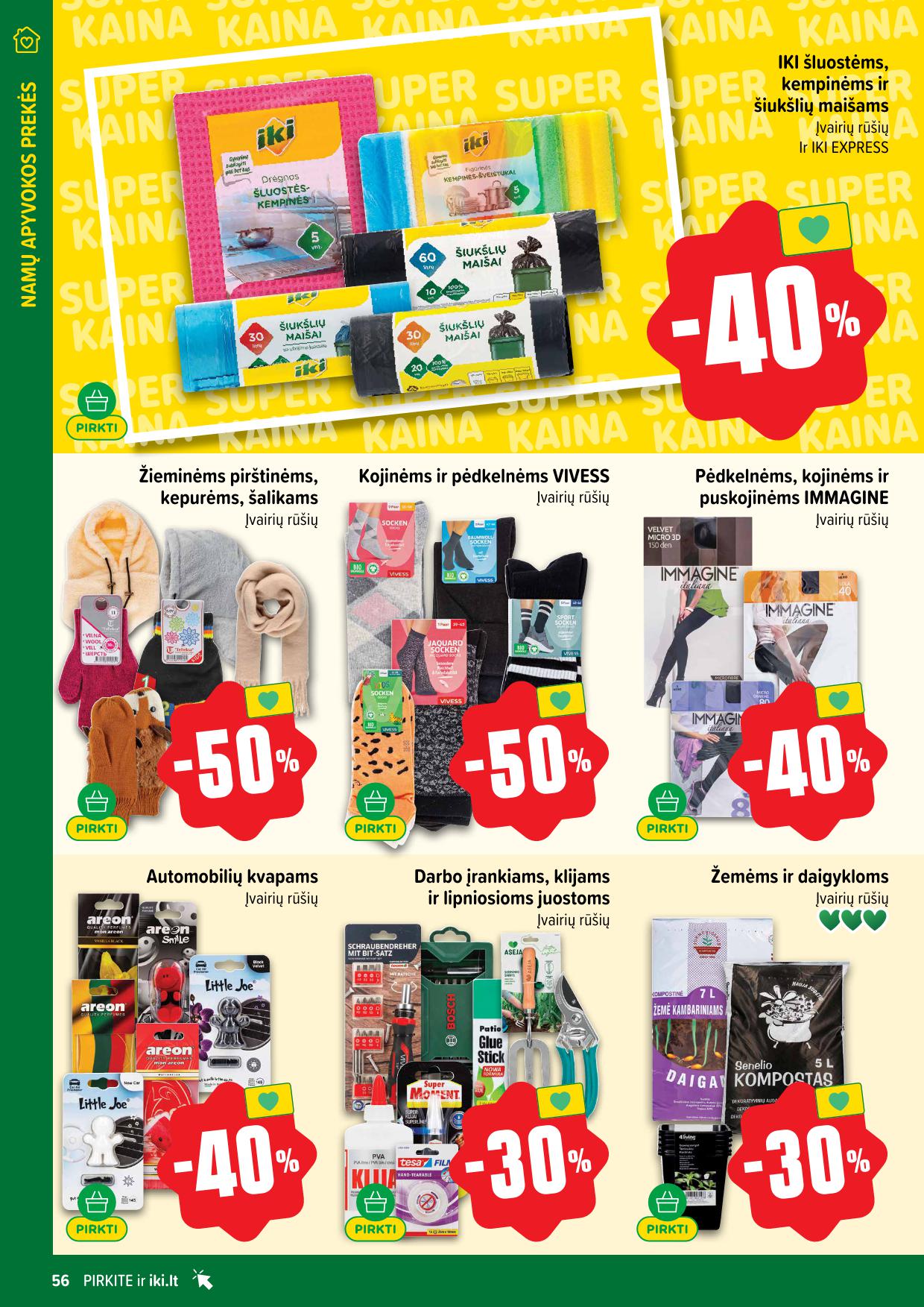 Naujausias IKI kaininis katalogas 2026.01.26 - 2026.02.01