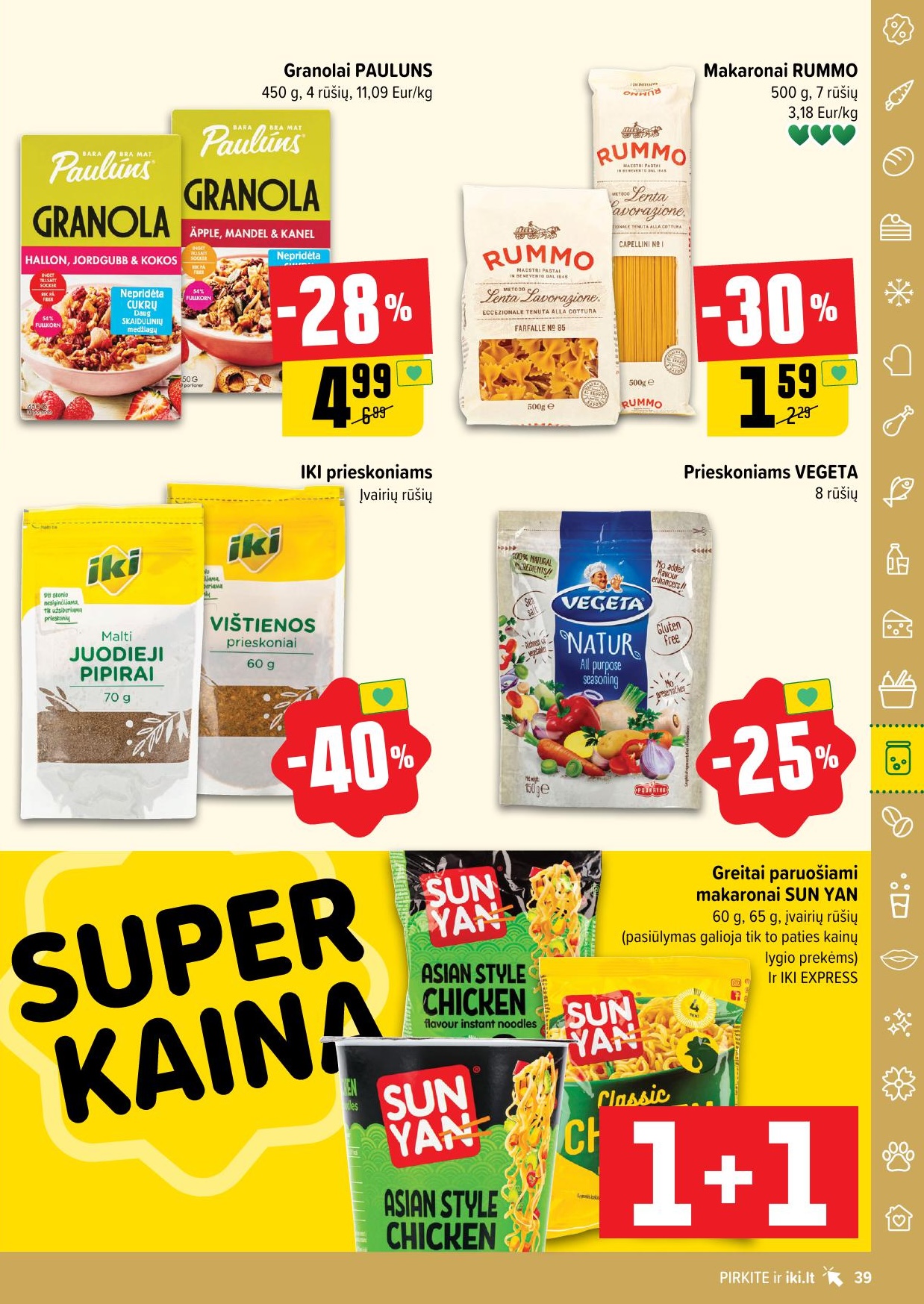 Naujausias IKI kaininis katalogas 2024.03.11 - 2024.03.17