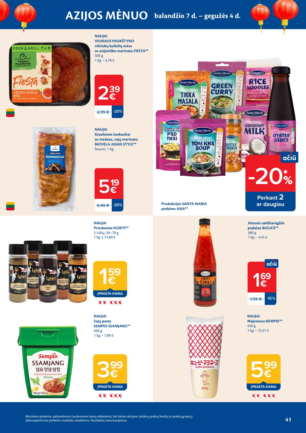 Naujausias MAXIMA kaininis katalogas 2026.04.28 - 2026.05.04