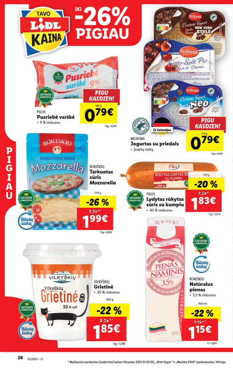 Naujausias LIDL kaininis katalogas 2023.01.16 - 2023.01.22