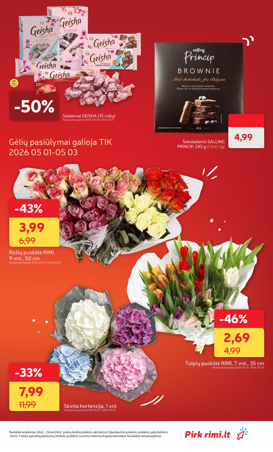 Naujausias RIMI kaininis katalogas 2026.04.28 - 2026.05.04