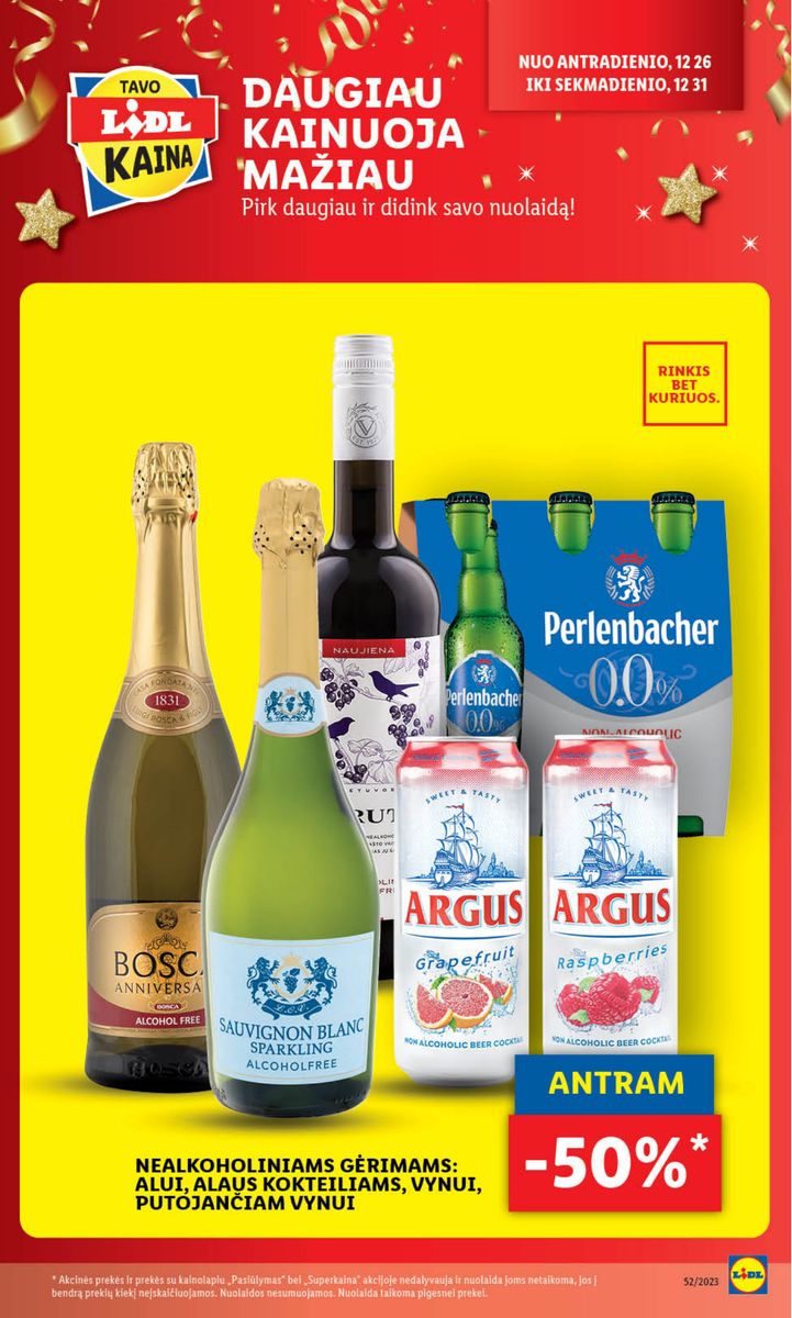 Naujausias LIDL kaininis katalogas 2023.12.26 - 2023.12.31