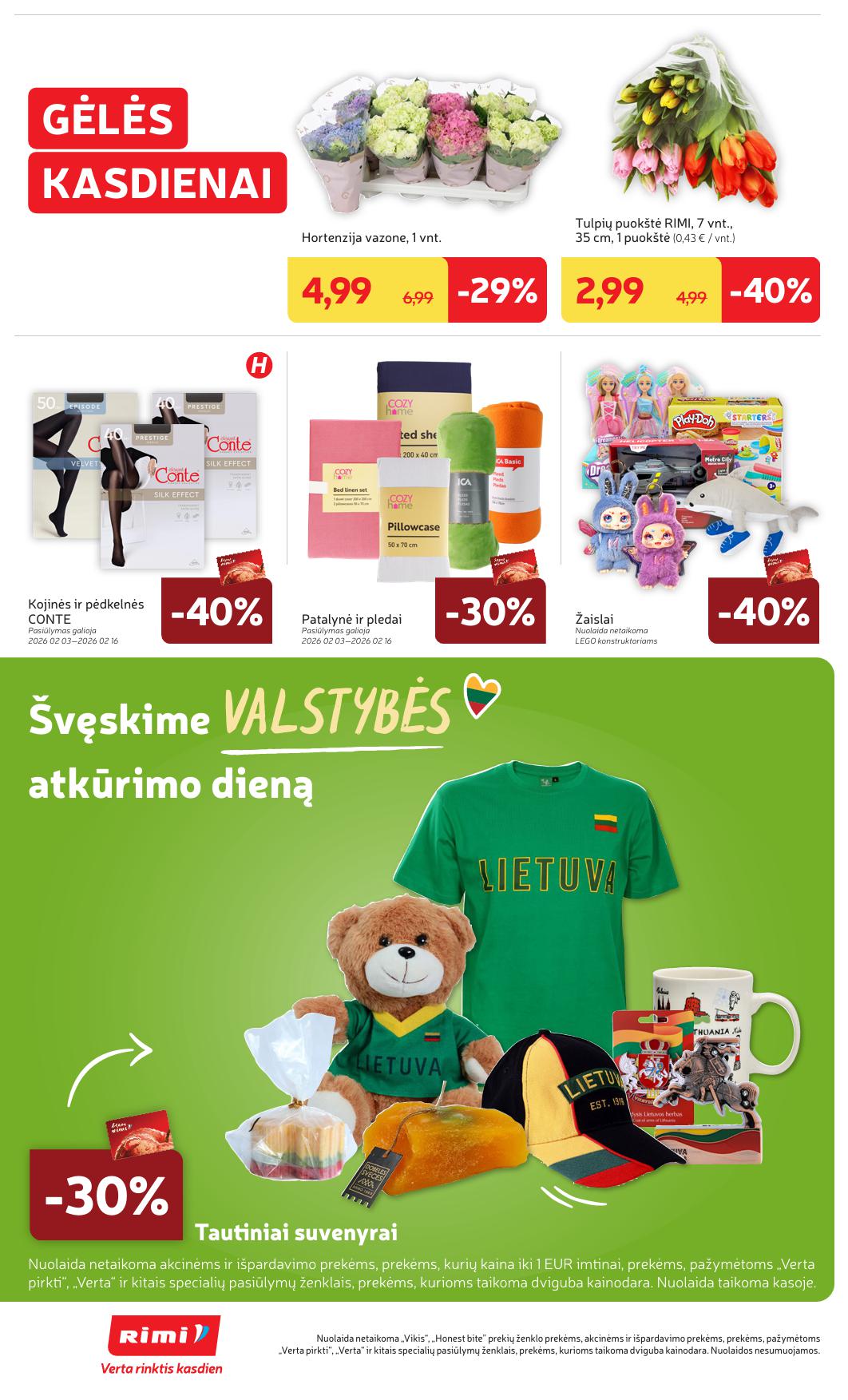 Naujausias RIMI kaininis katalogas 2026.02.10 - 2026.02.16