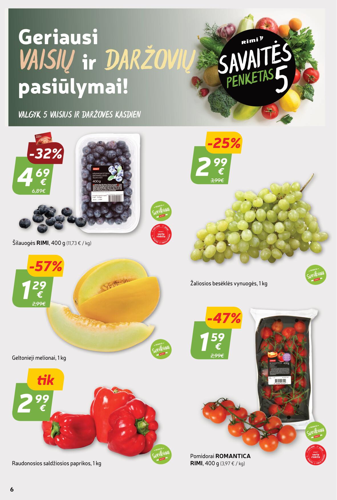 Naujausias RIMI kaininis katalogas 2023.06.27 - 2023.07.03