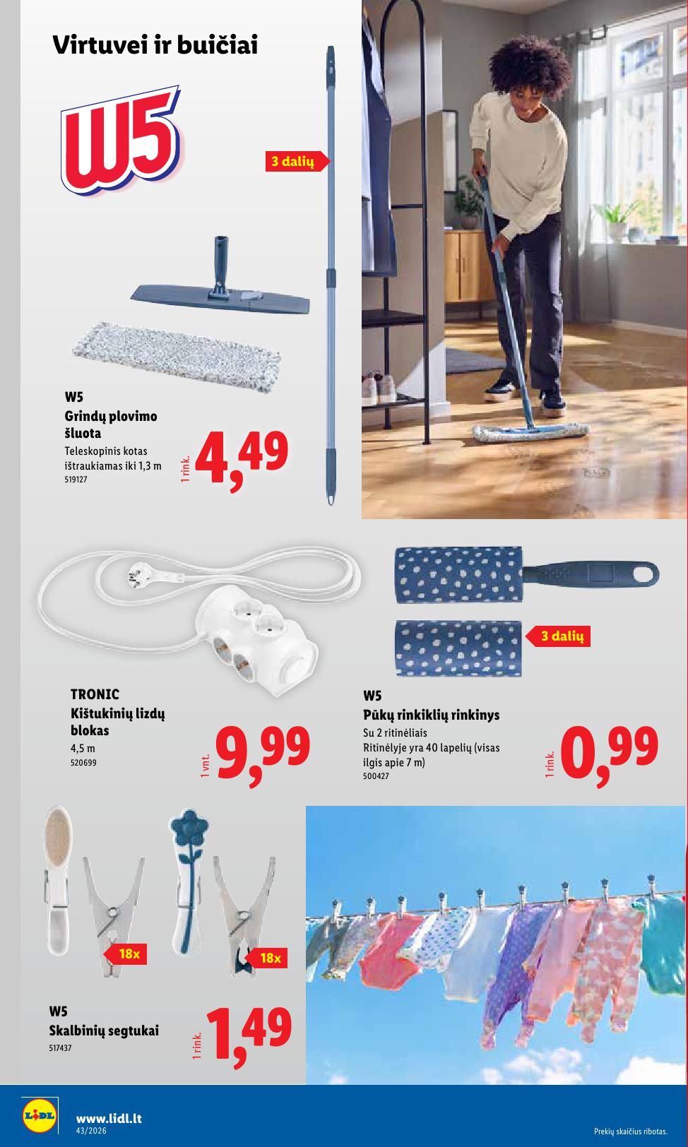 LIDL ne maisto prekių leidinys 2026.10.19 - 2026.10.25