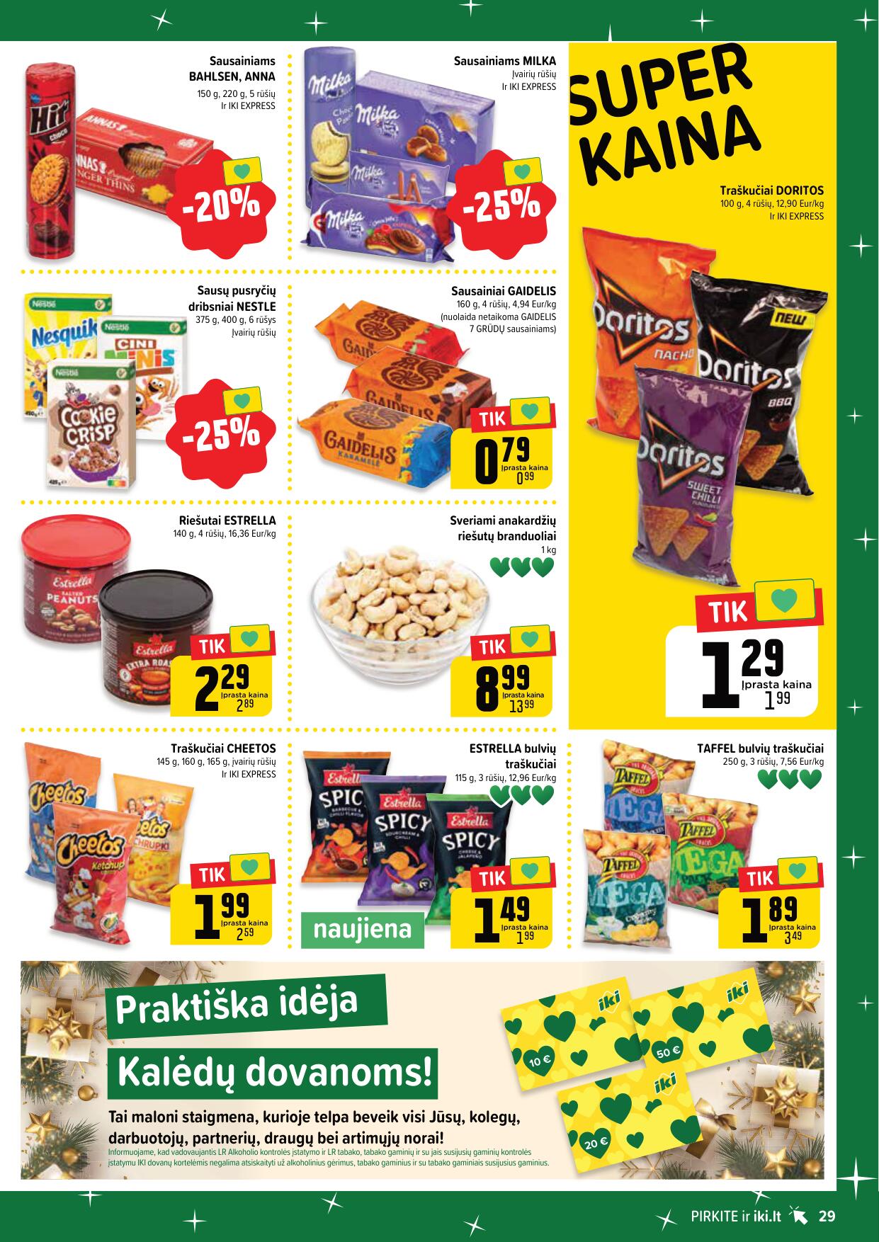 IKI SAVAITĖLĖ akcijų ir nuolaidų leidinys Nr.49 2023.12.04 - 2023.12.10