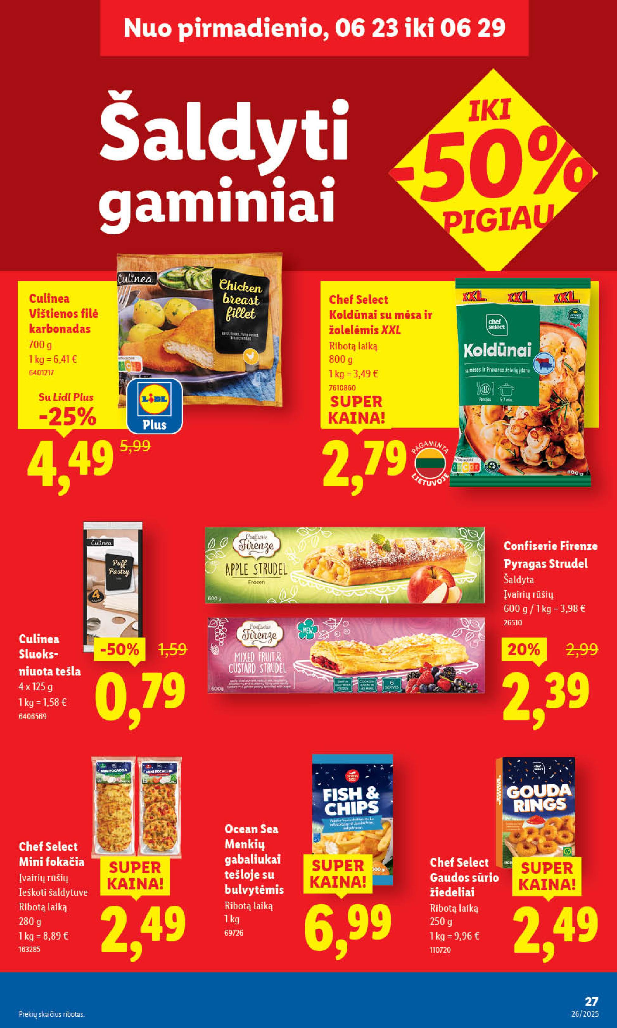 Naujausias LIDL kaininis katalogas 2025.06.23 - 2025.06.29