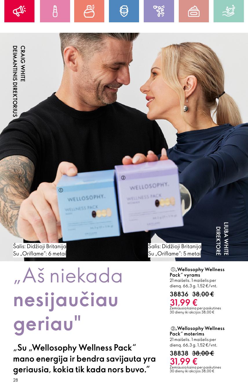 ORIFLAME katalogas galioja 2025.08.03 - 2025.08.23