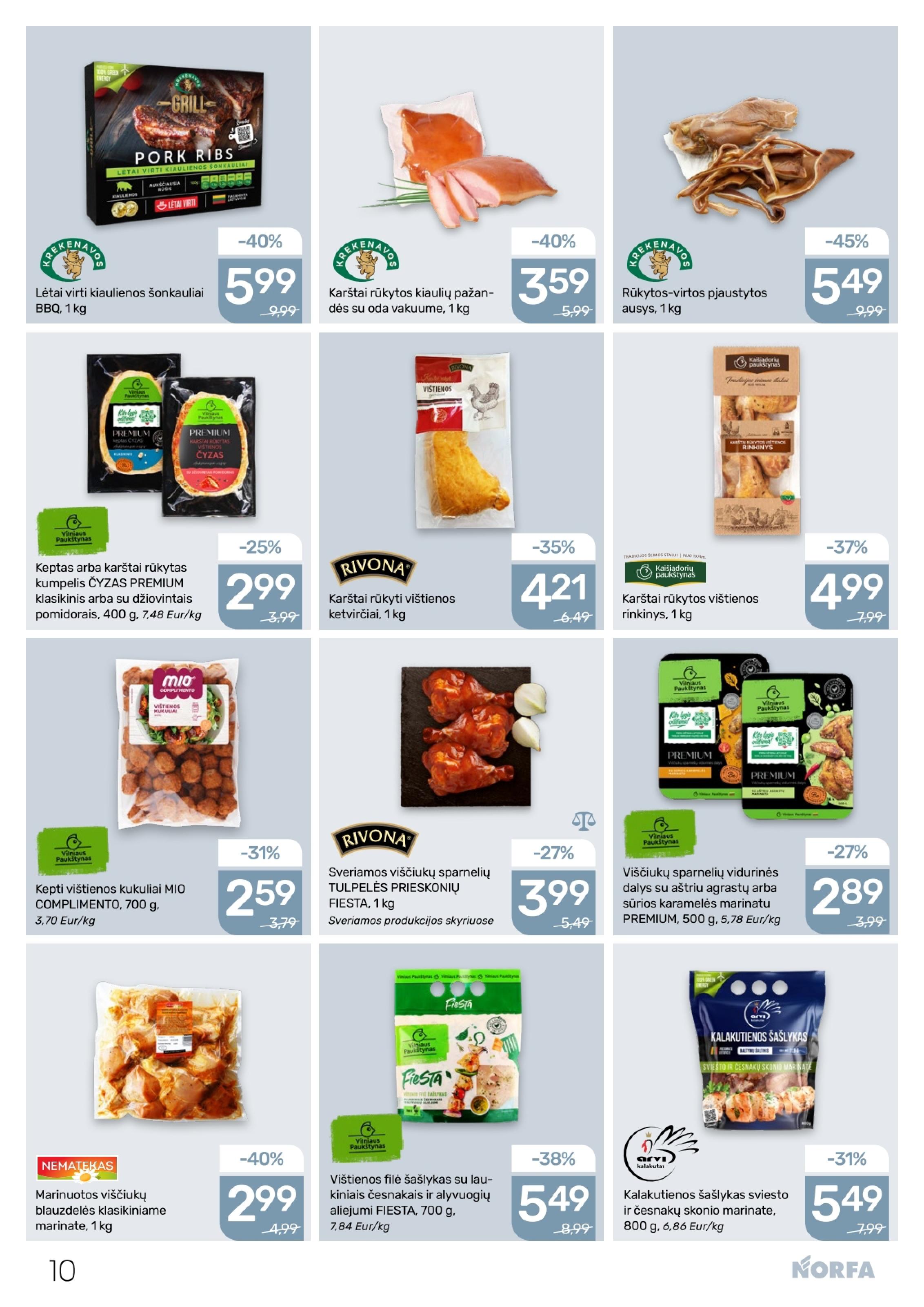 Naujausias NORFA kaininis katalogas 2026.04.30 - 2026.05.13