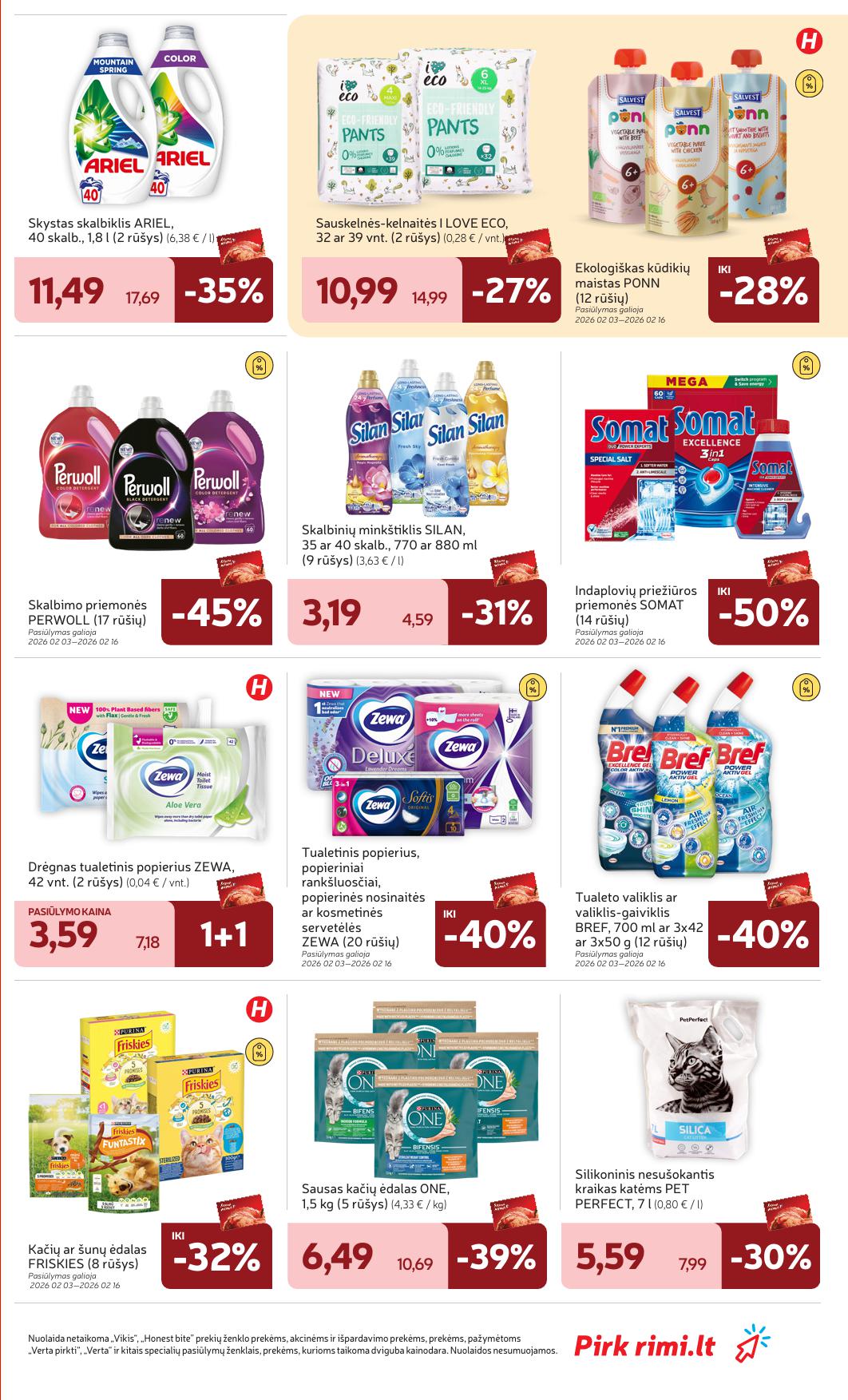 Naujausias RIMI kaininis katalogas 2026.02.10 - 2026.02.16