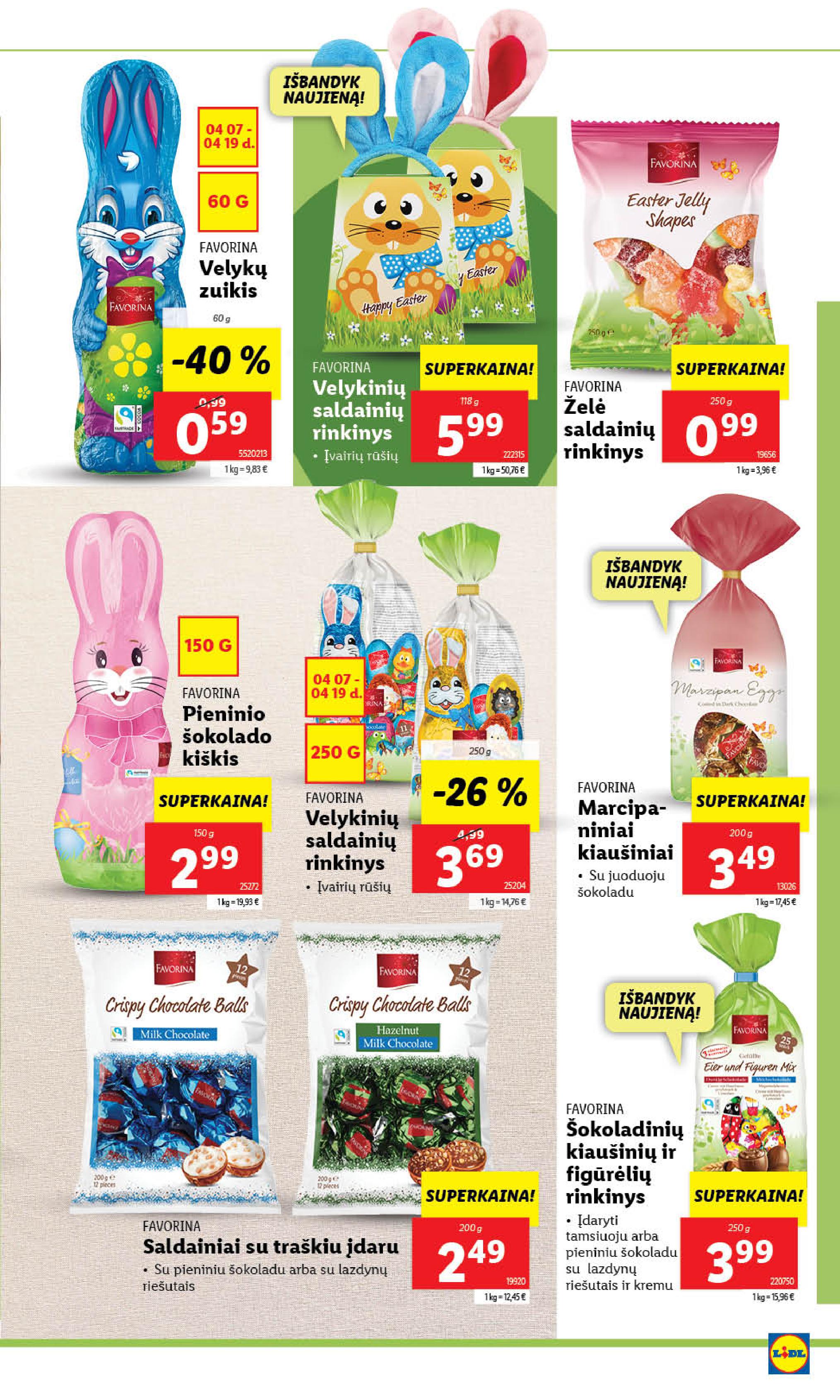 Naujausias LIDL kaininis katalogas 2025.04.14 - 2025.04.19