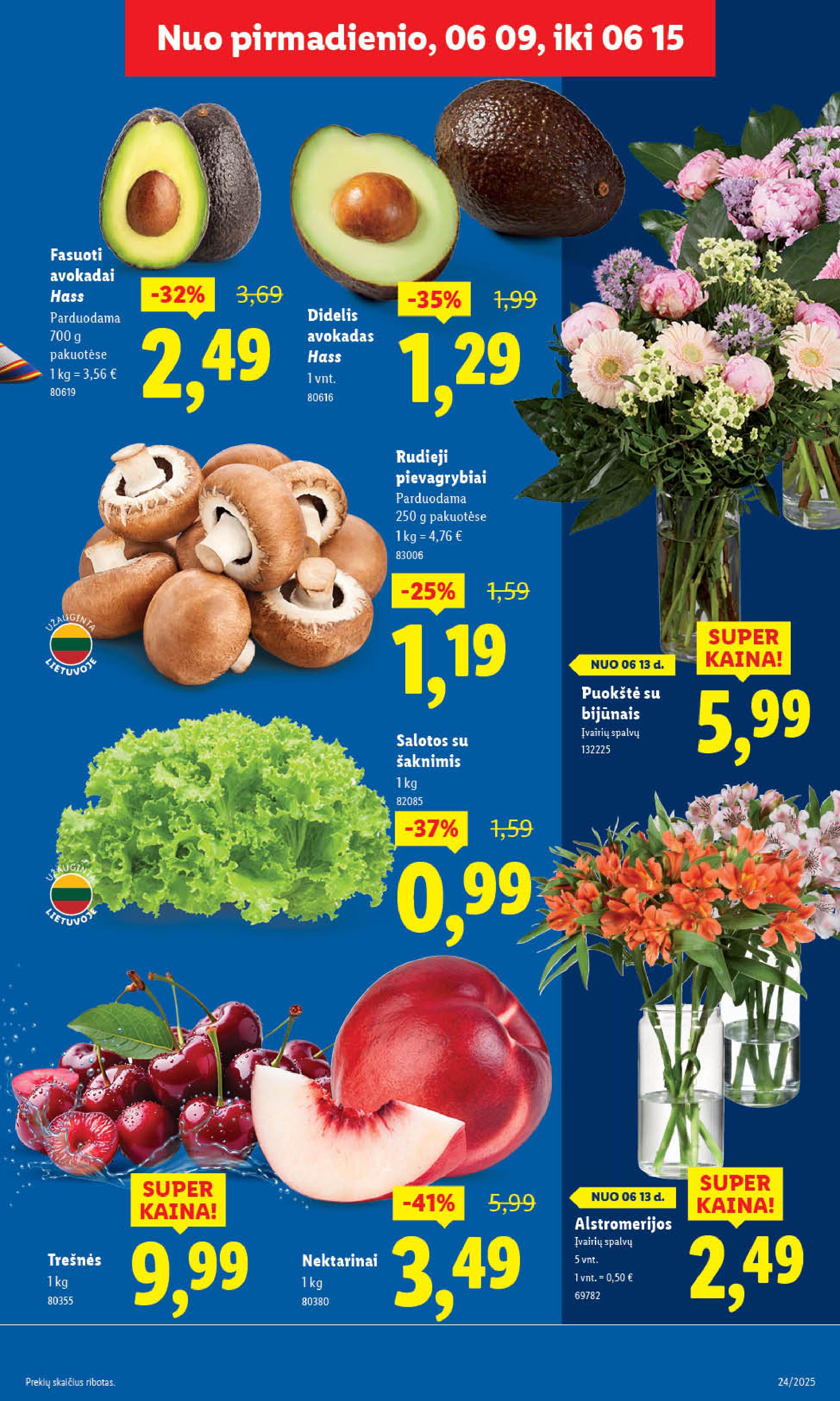 Naujausias LIDL kaininis katalogas 2025.06.09 - 2025.06.15