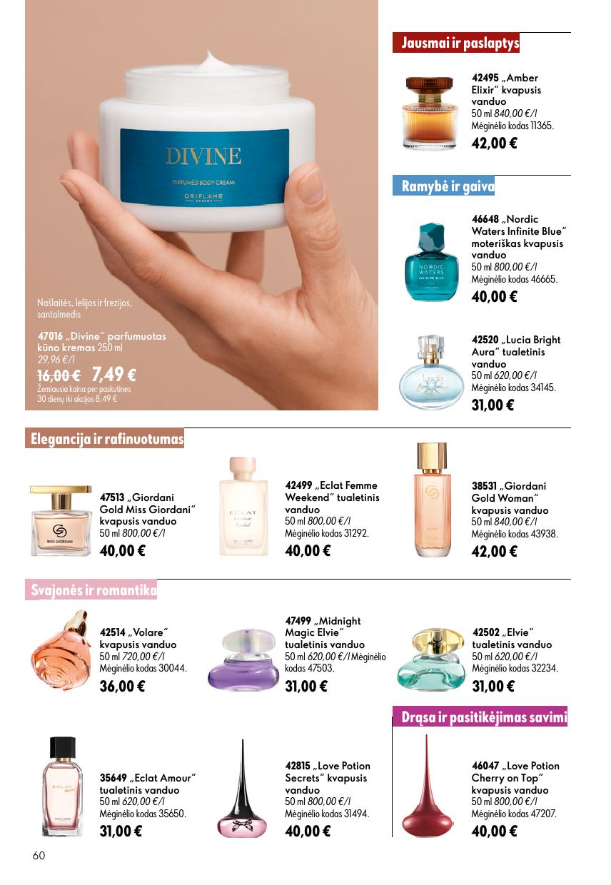 ORIFLAME  katalogas galioja 2026.07.15 - 2026.08.04