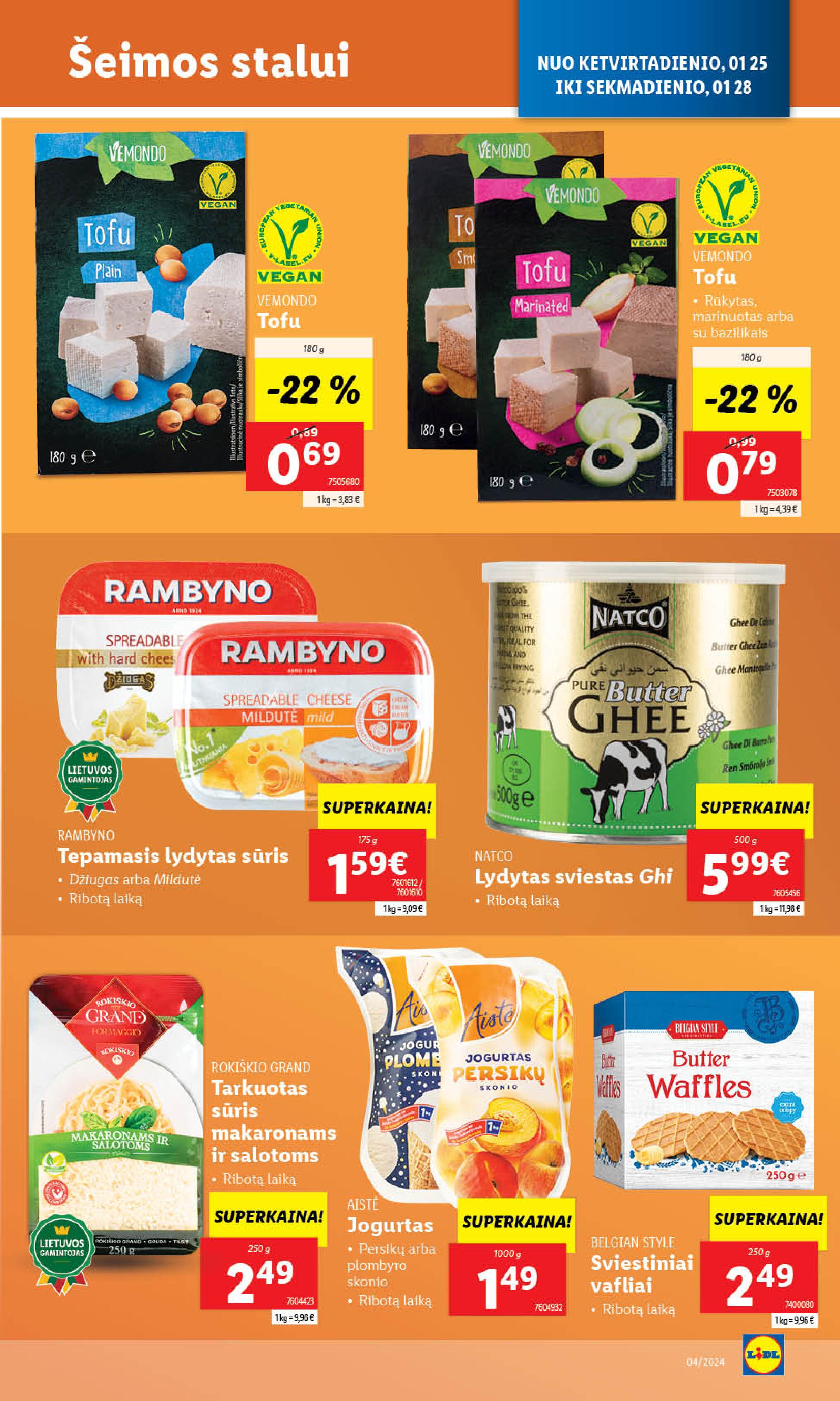 Naujausias LIDL kaininis katalogas 2024.01.22 - 2024.01.28