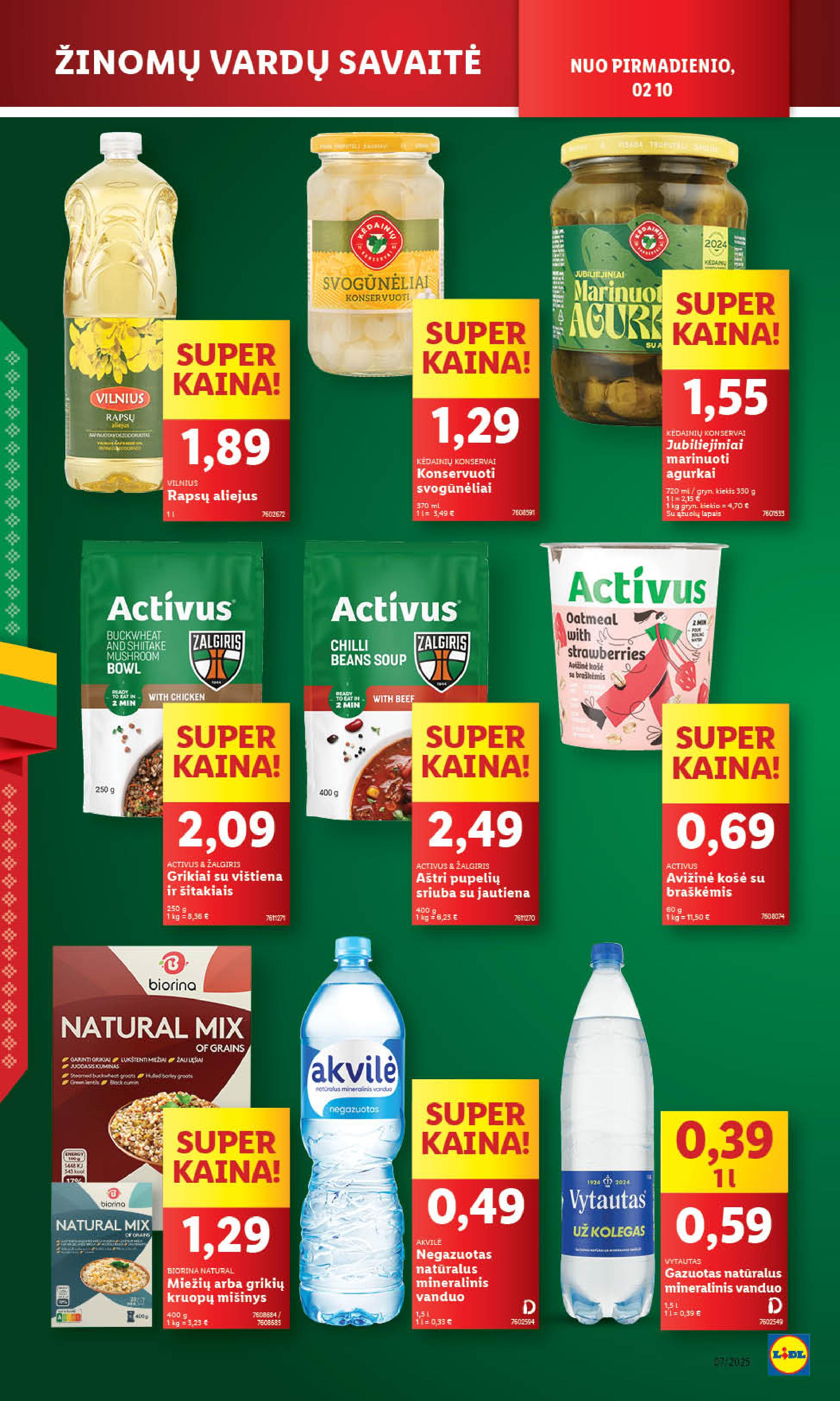 Naujausias LIDL kaininis katalogas 2025.02.10 - 2025.02.16