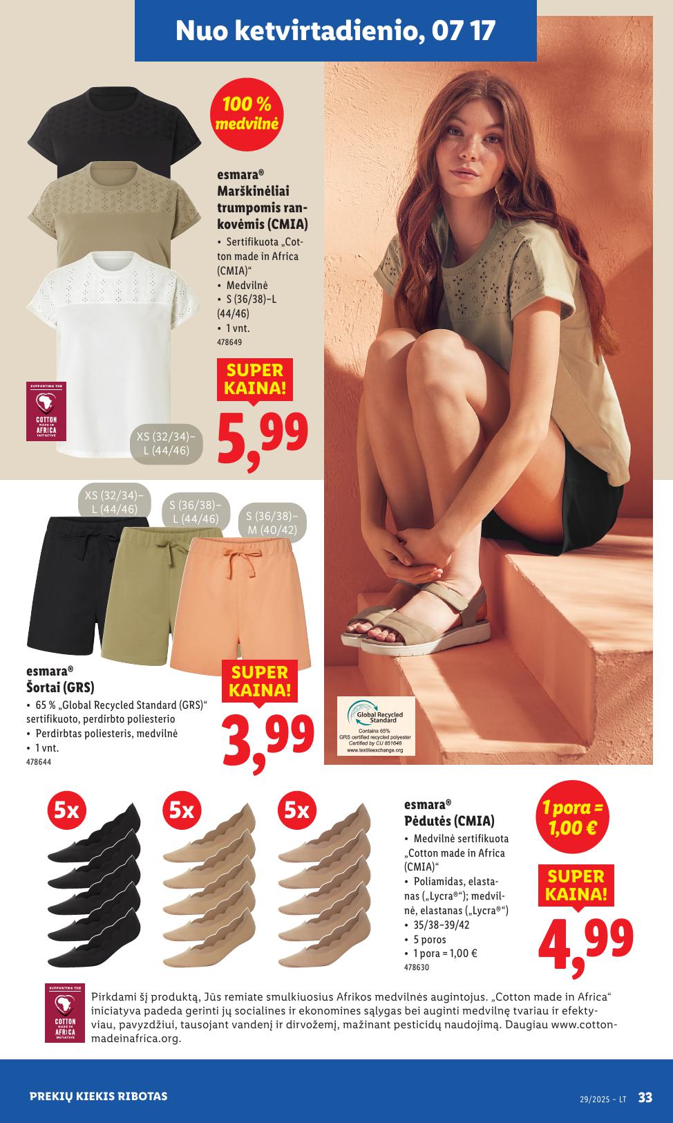 LIDL ne maisto prekių leidinys 2025.07.14 - 2025.07.20