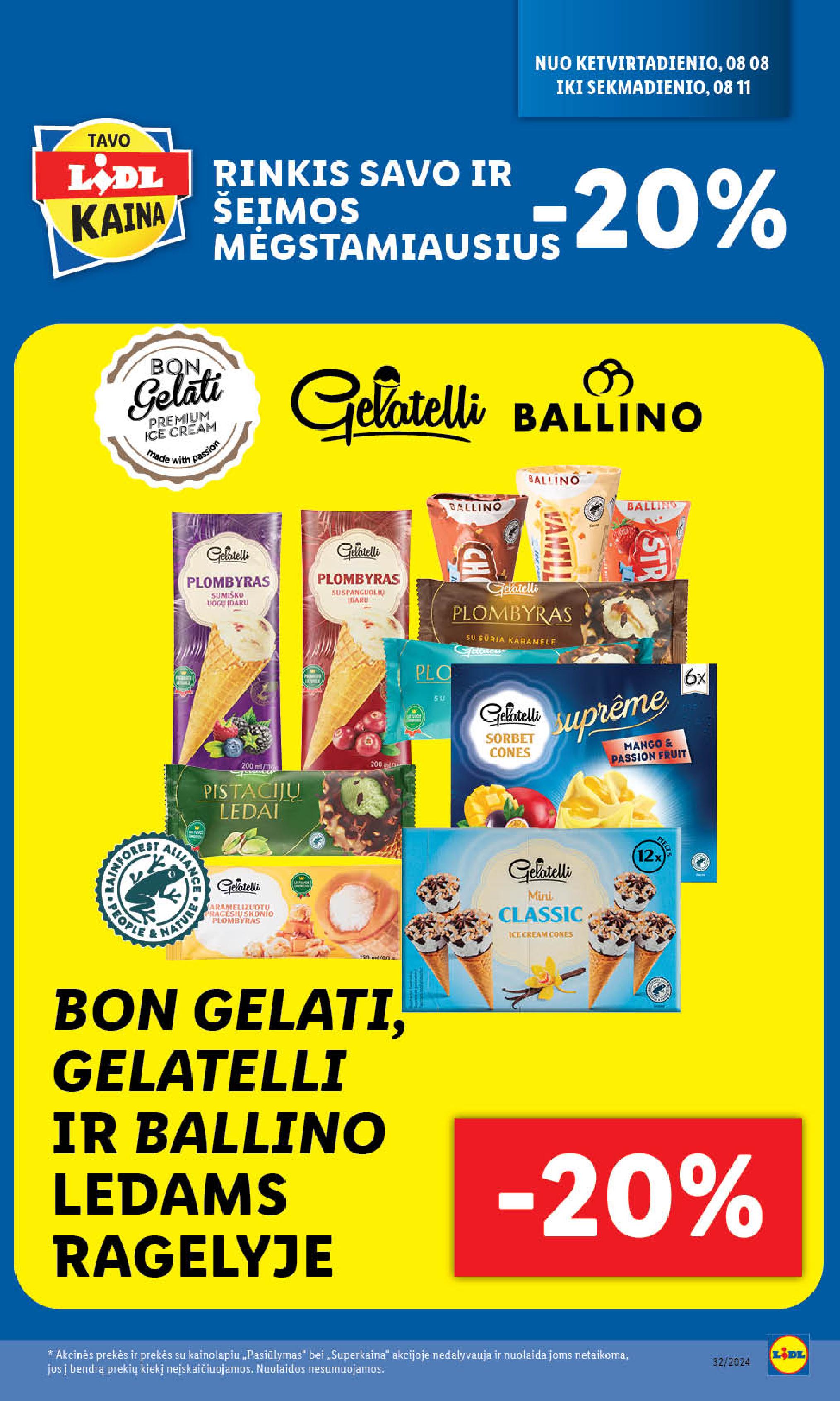 Naujausias LIDL kaininis katalogas 2024.08.05 - 2024.08.11