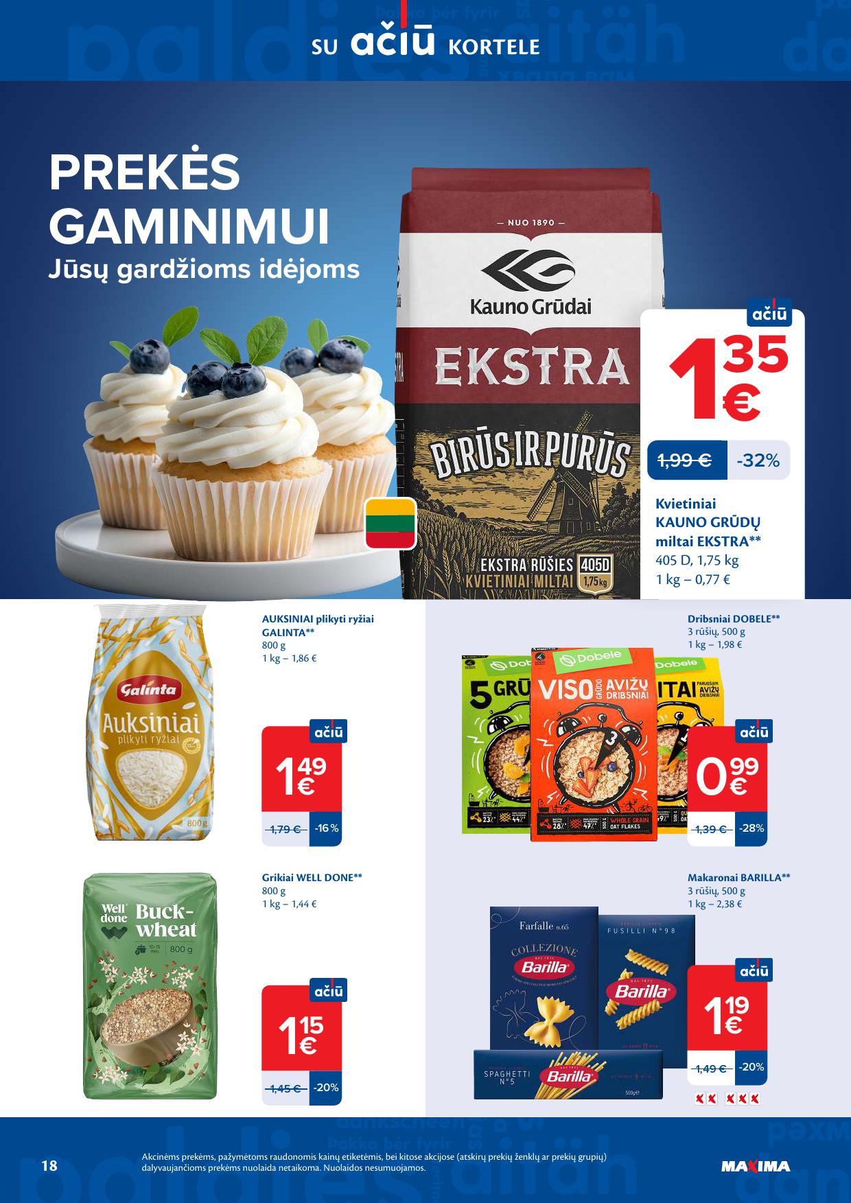 Naujausias MAXIMA kaininis katalogas 2026.03.31 - 2026.04.06