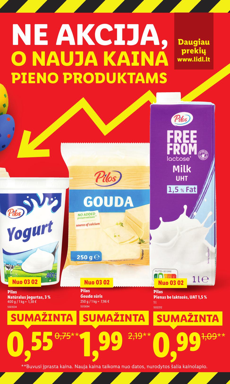 LIDL katalogas "Didysis kainų mažinimas"