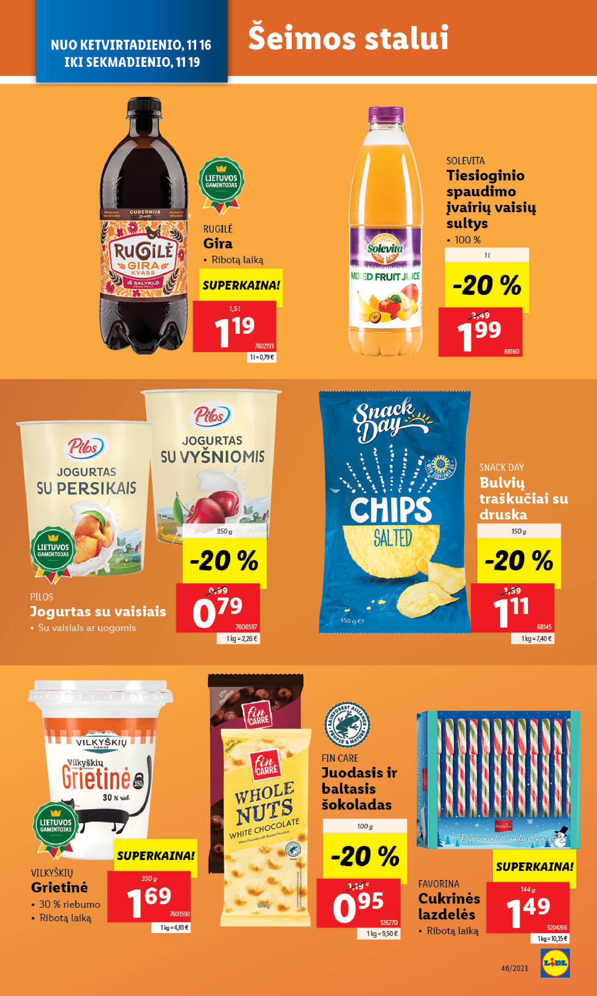 Naujausias LIDL kaininis katalogas 2023.11.13 - 2023.11.19