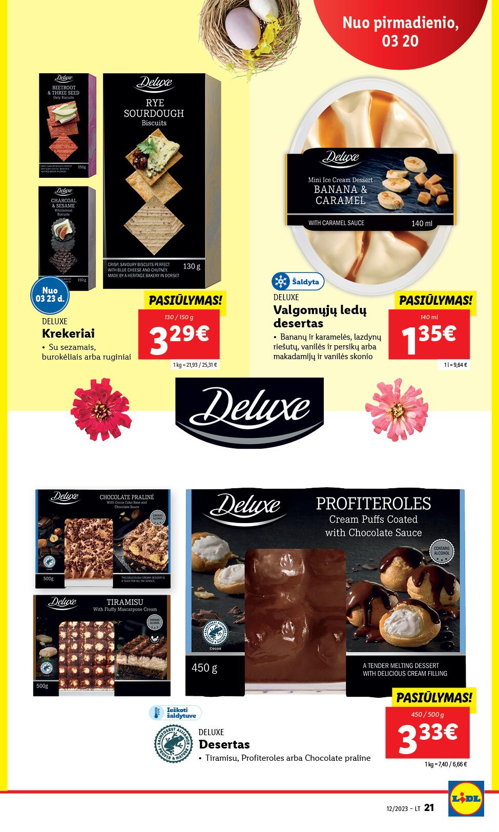 Naujausias LIDL kaininis katalogas 2023.03.20 - 2023.03.26
