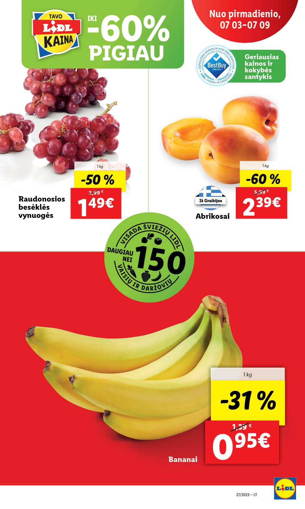 Naujausias LIDL kaininis katalogas 2023.07.03 - 2023.07.09