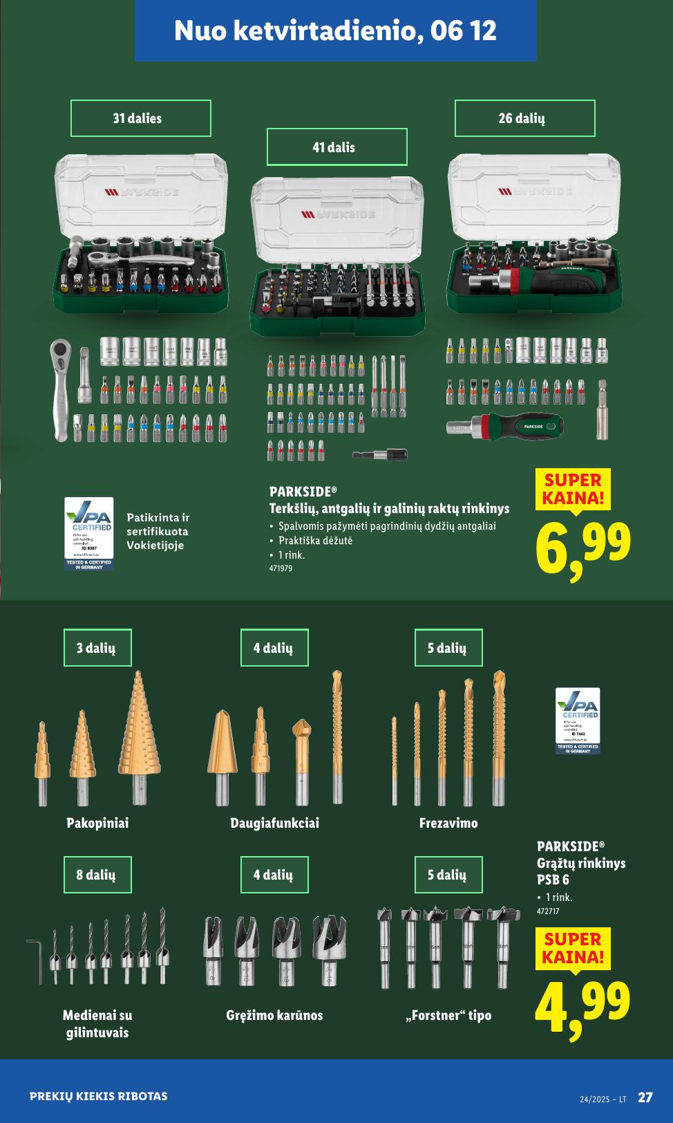 LIDL ne maisto prekių leidinys 2025.06.09 - 2025.06.15