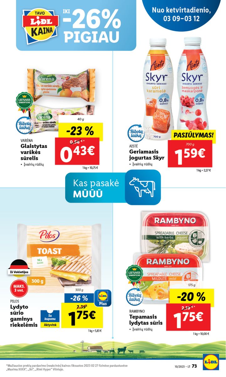 Naujausias LIDL kaininis katalogas 2023.03.06 - 2023.03.12