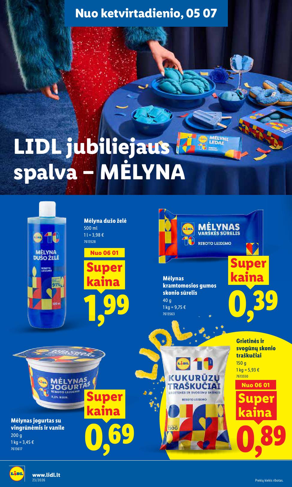 Naujausias LIDL kaininis katalogas 2026.06.01 - 2026.06.07