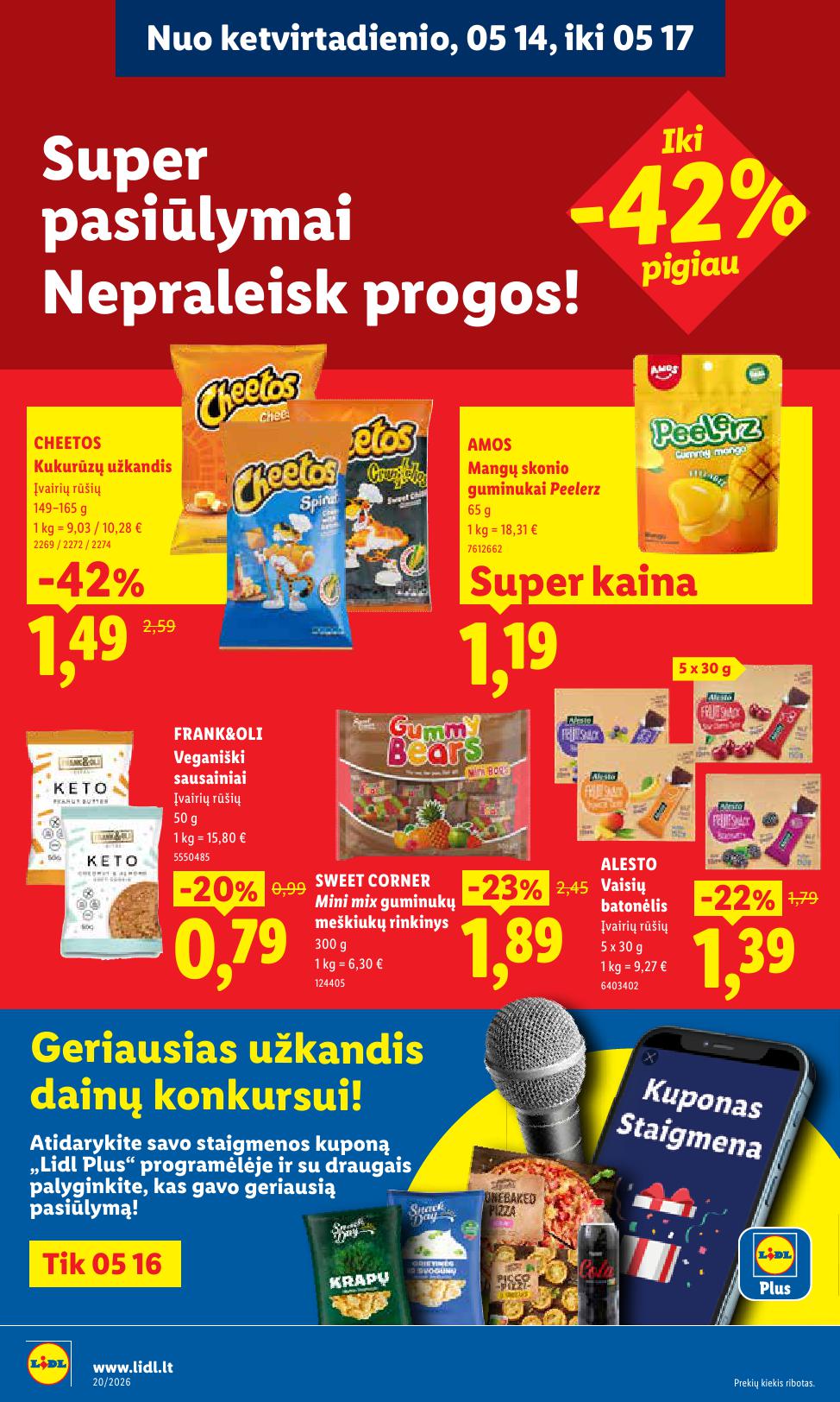 LIDL akcijų ir nuolaidų leidinys 2026.05.11 - 2026.05.17