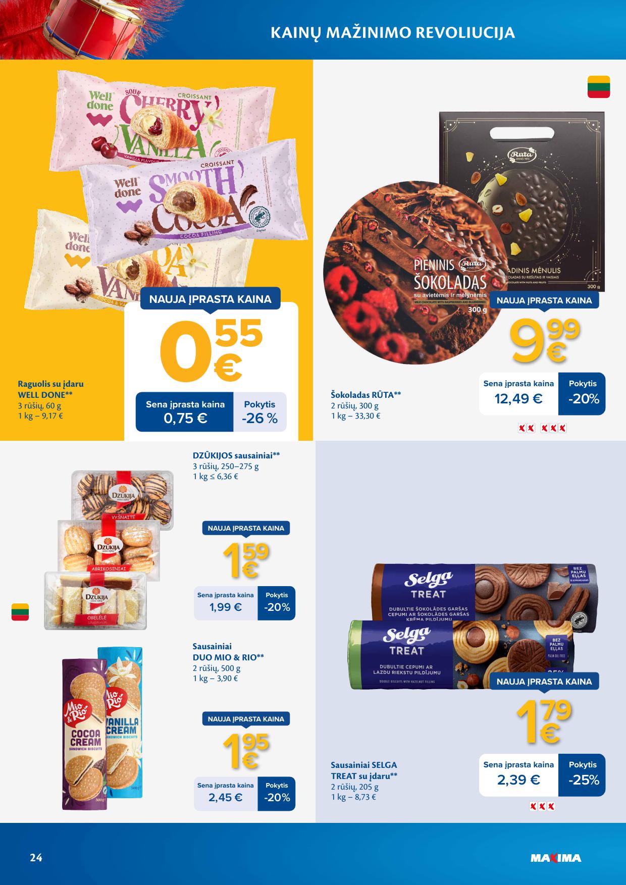 MAXIMA nuolaidų leidinys "Kainų mažinimo revoliucija"