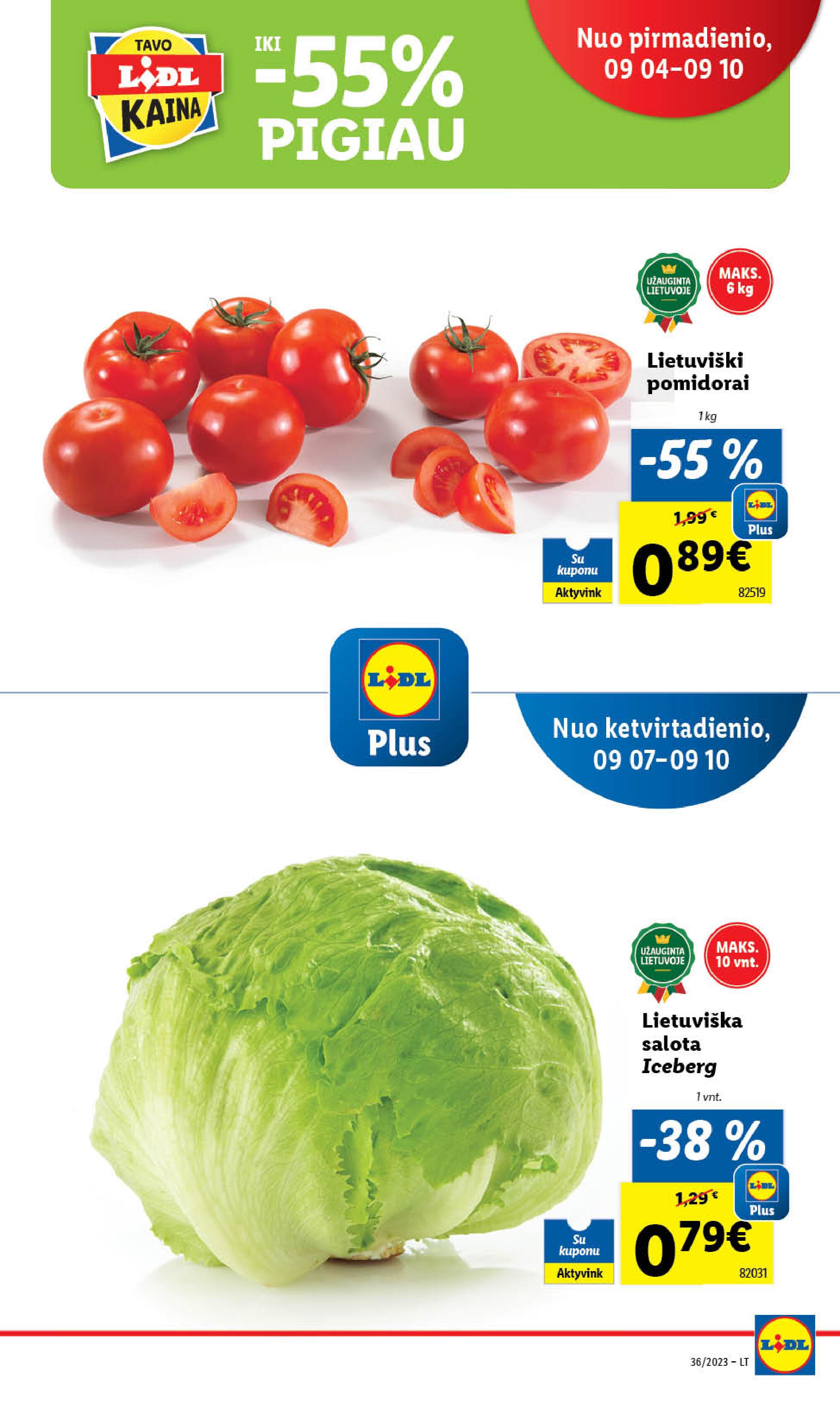 Naujausias LIDL kaininis katalogas 2023.09.04 - 2023.09.10