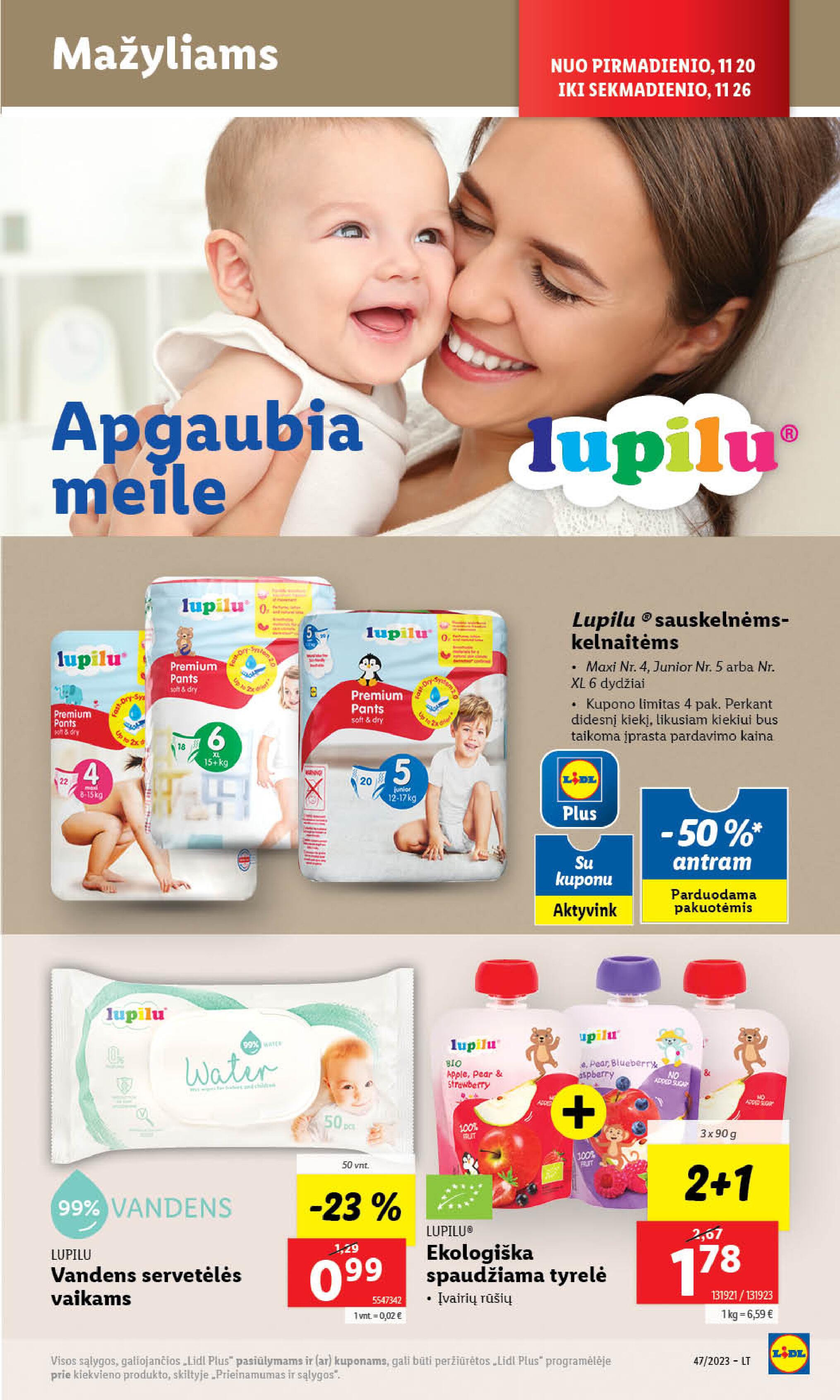 Naujausias LIDL kaininis katalogas 2023.11.20 - 2023.11.26