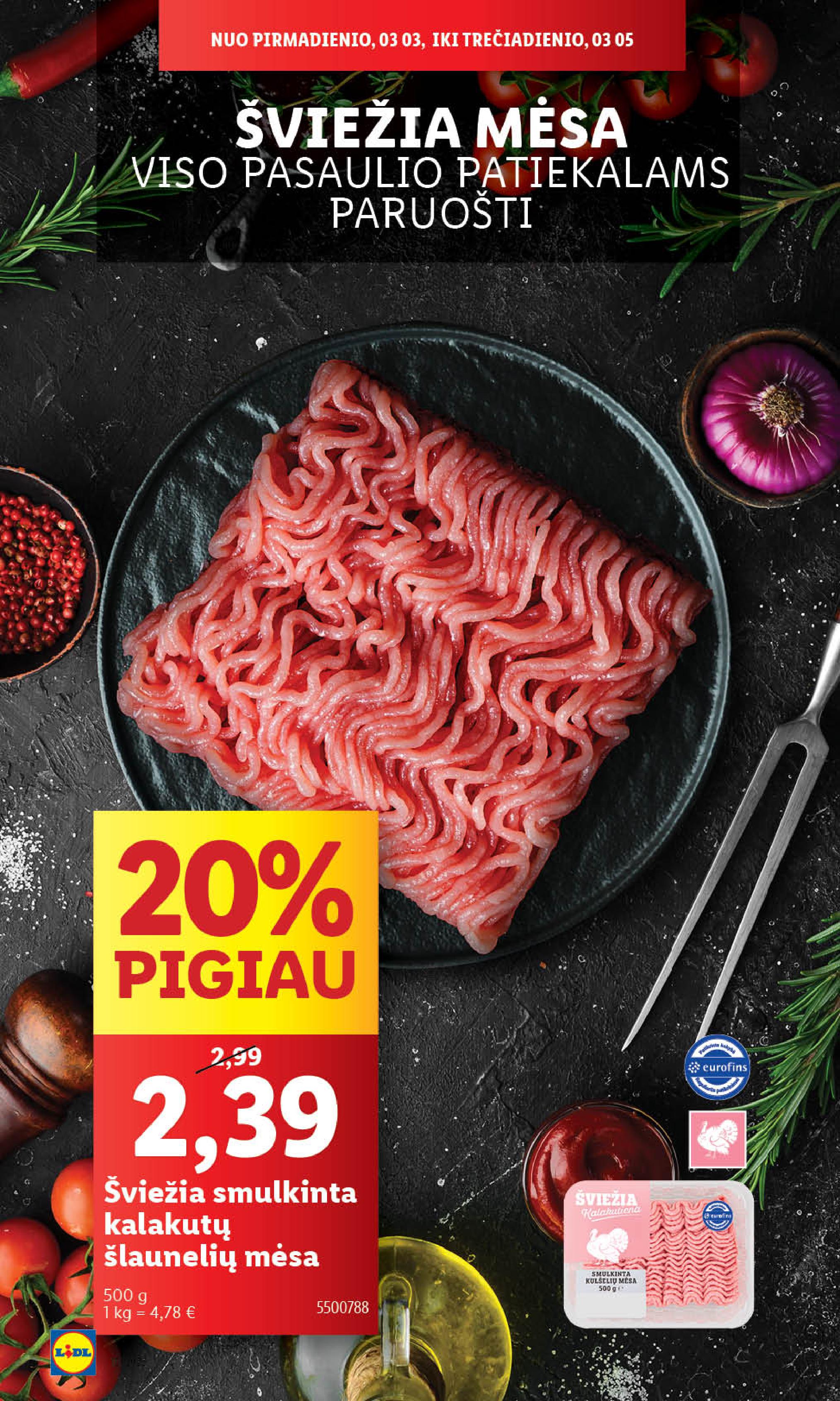 Naujausias LIDL kaininis katalogas 2025.03.03 - 2025.03.09