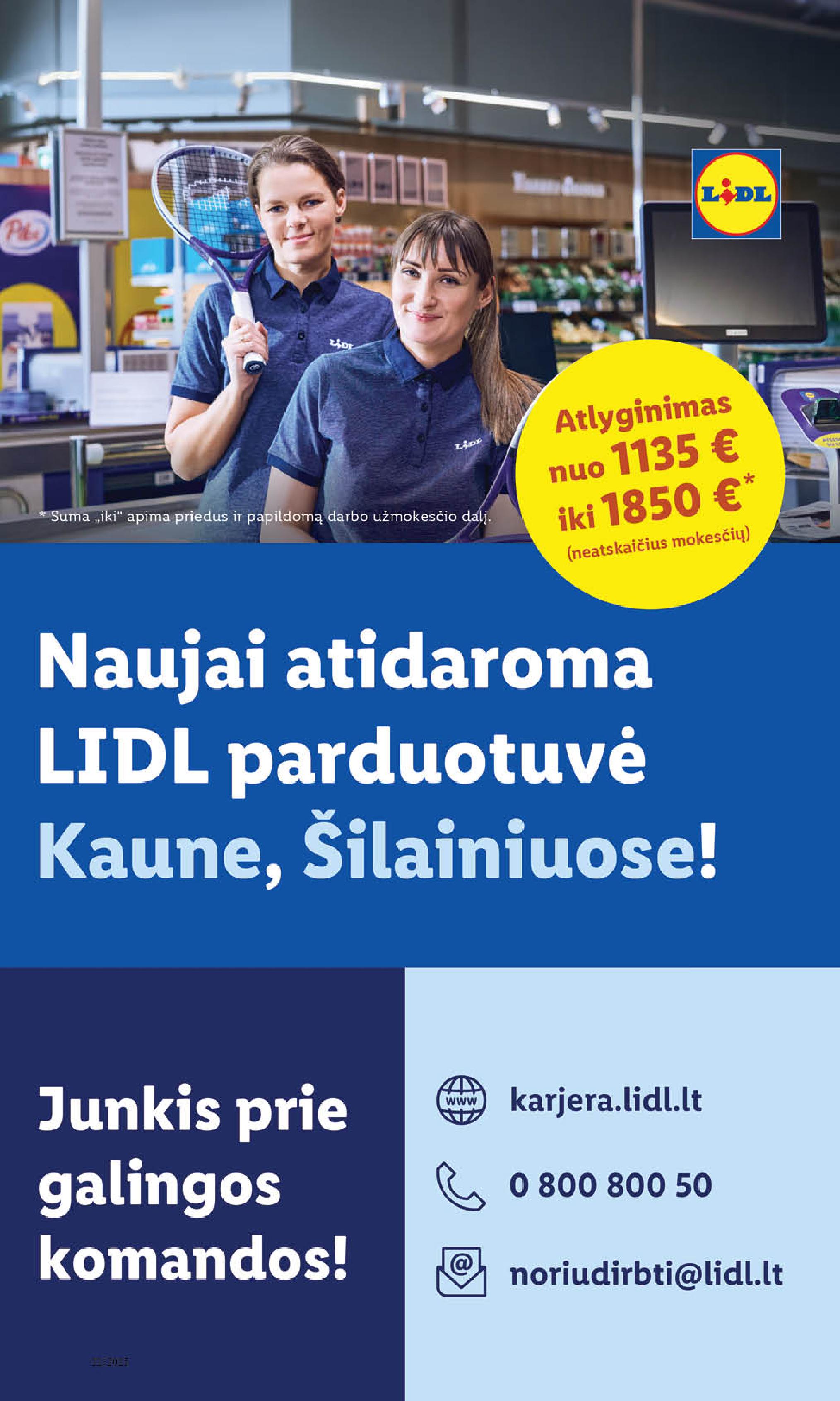 Naujausias LIDL kaininis katalogas 2025.05.26 - 2025.06.01