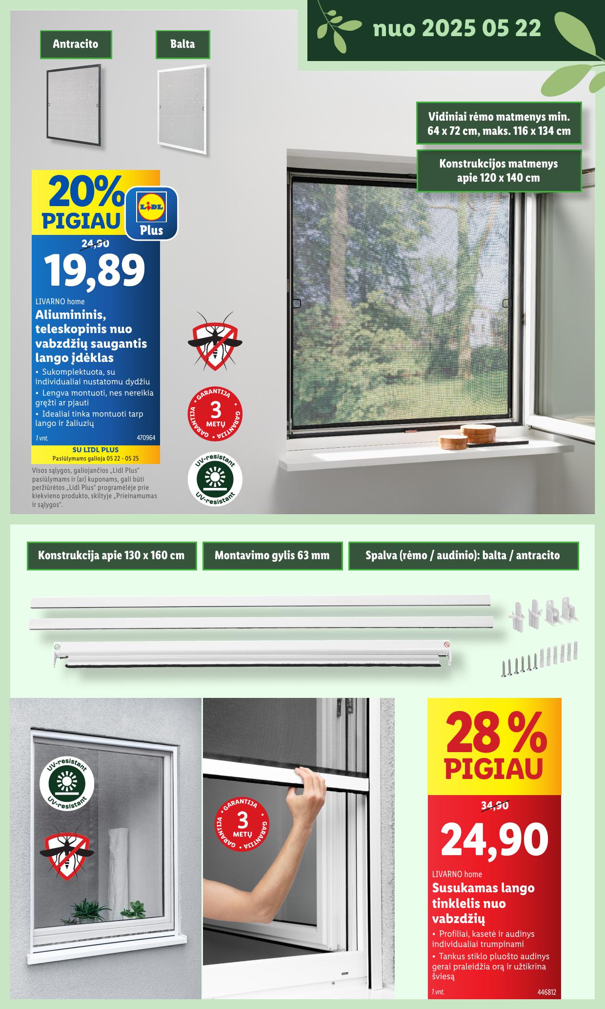 LIDL katalogas "Švenčiame sodą" galioja nuo 2025.05.12