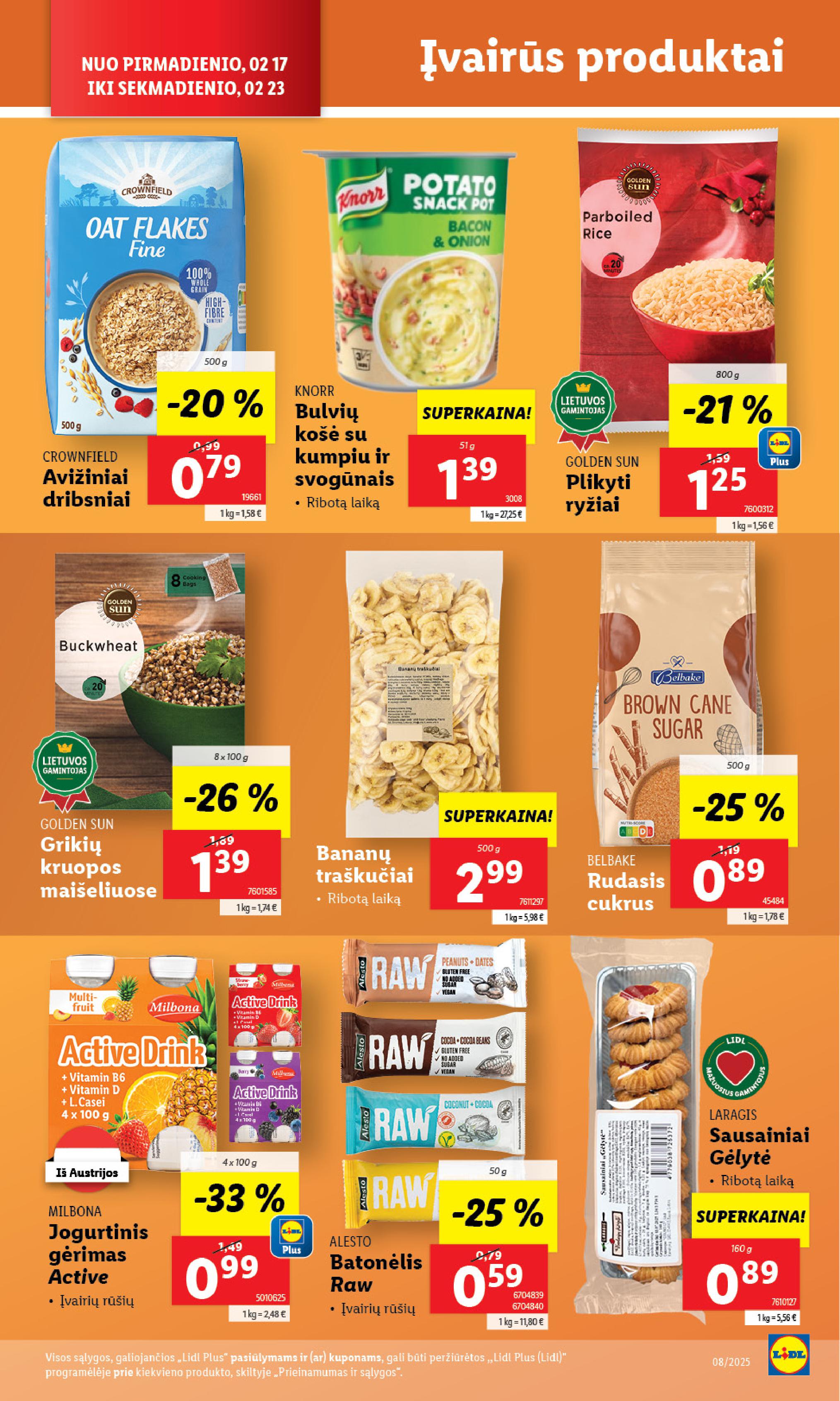 Naujausias LIDL kaininis katalogas 2025.02.17 - 2025.02.23