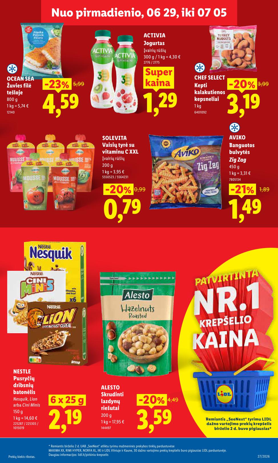 Naujausias LIDL kaininis katalogas 2026.06.29 - 2026.07.05