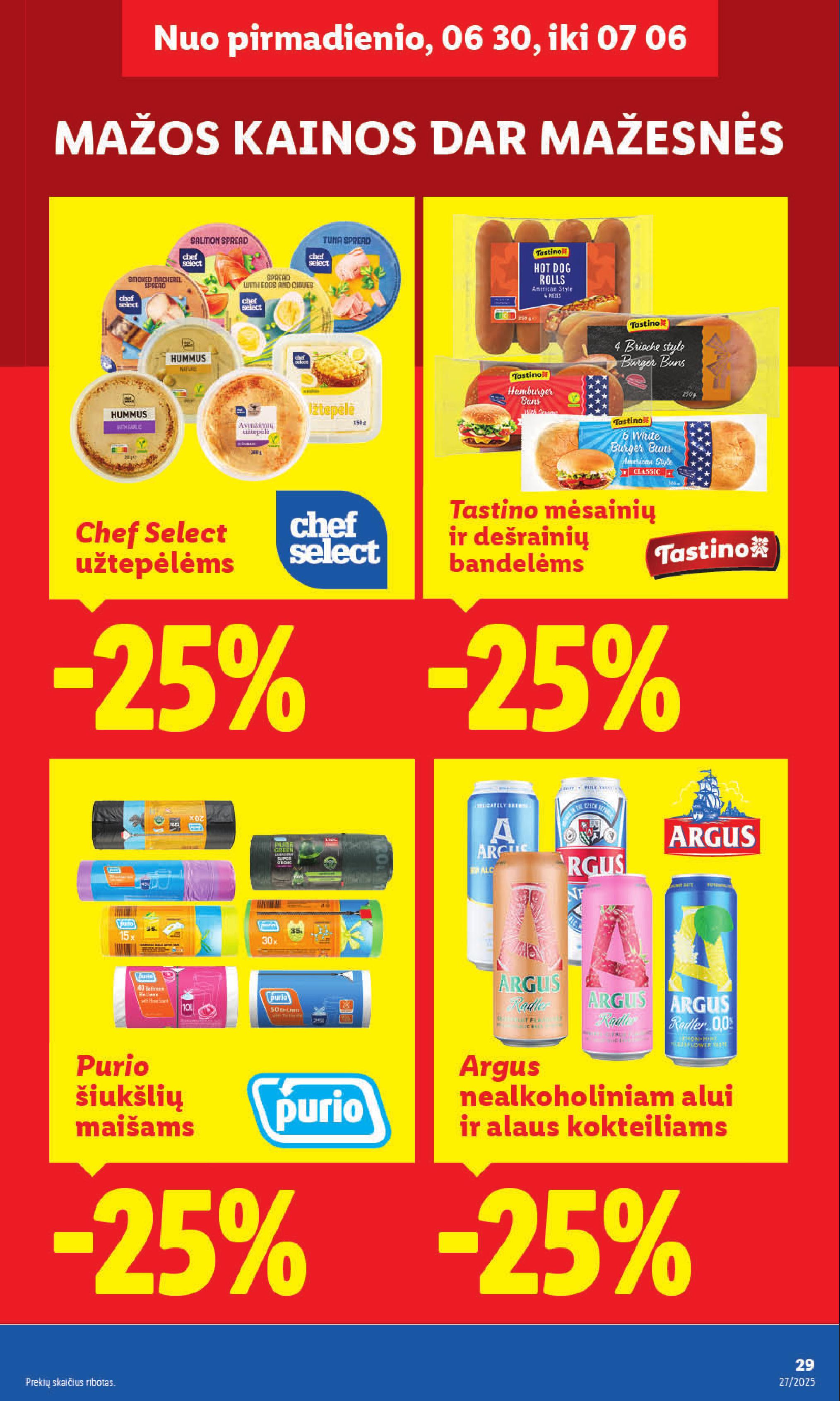 Naujausias LIDL kaininis katalogas 2025.06.30 - 2025.07.06
