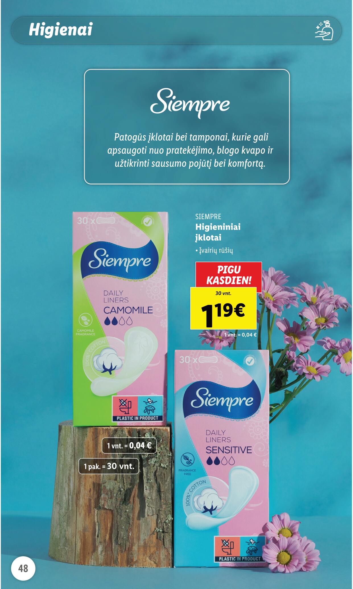 LIDL prekių katalogas "Grožio festivalis" galioja nuo 2023.05.01