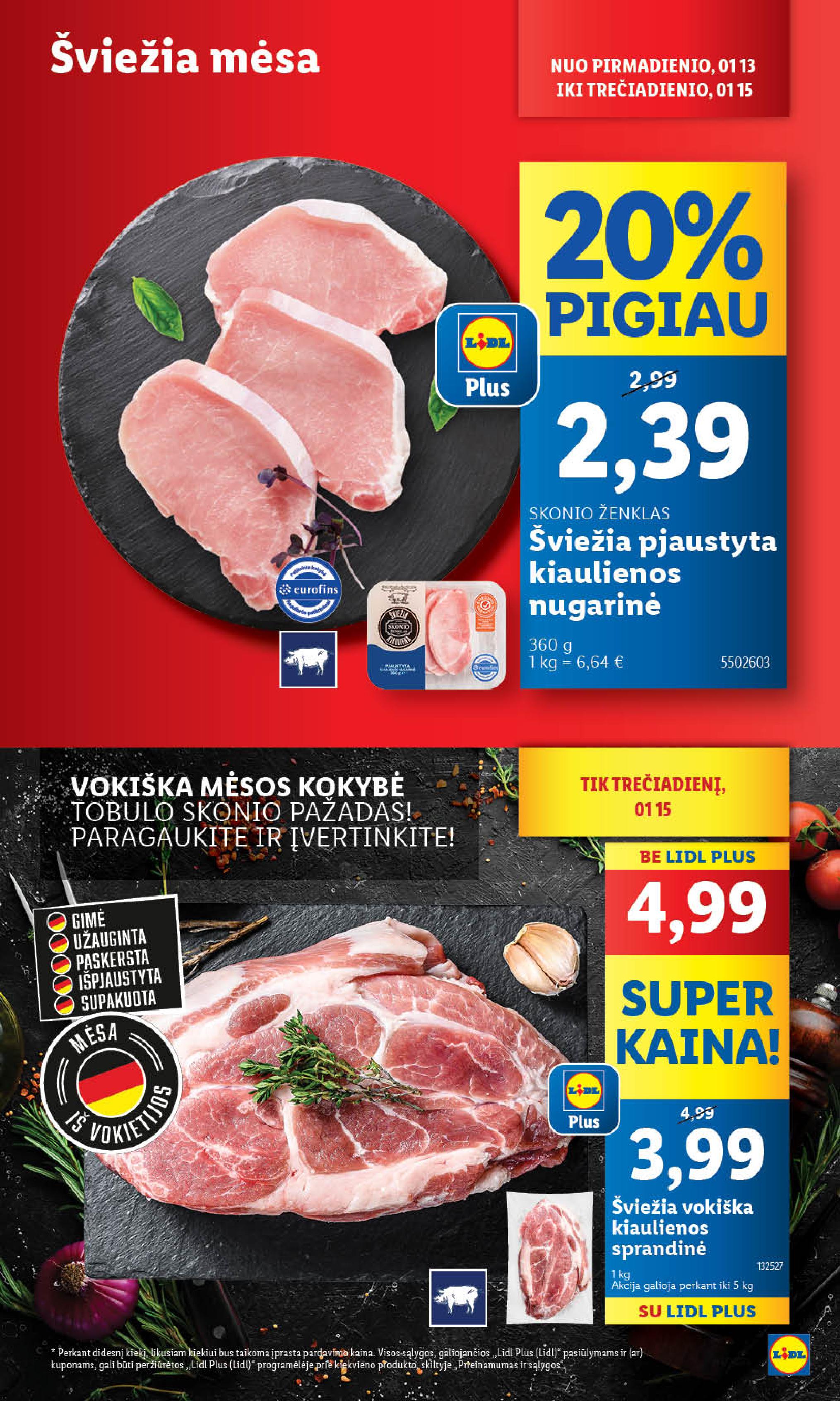 Naujausias LIDL kaininis katalogas 2025.01.13 - 2025.01.19