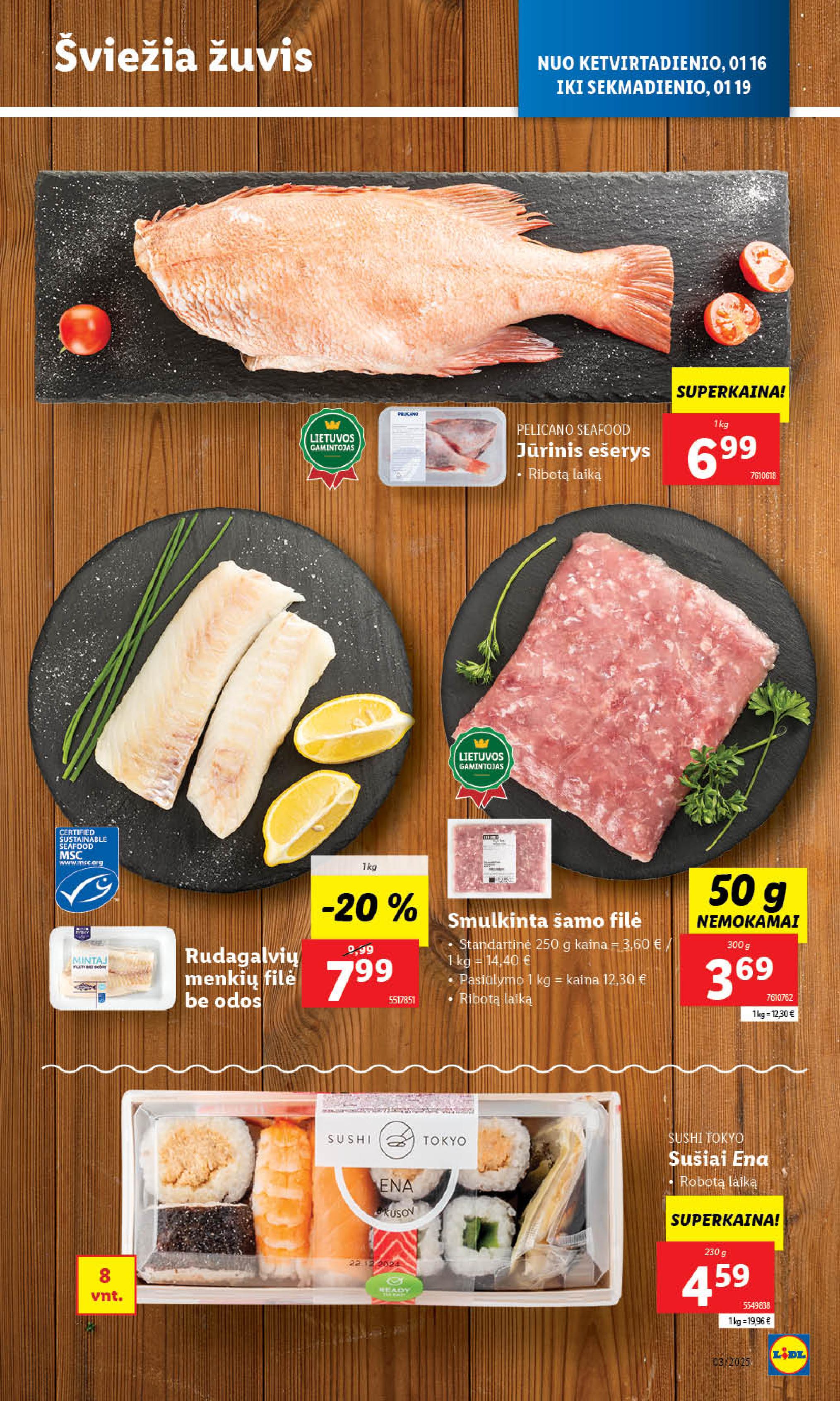 Naujausias LIDL kaininis katalogas 2025.01.13 - 2025.01.19