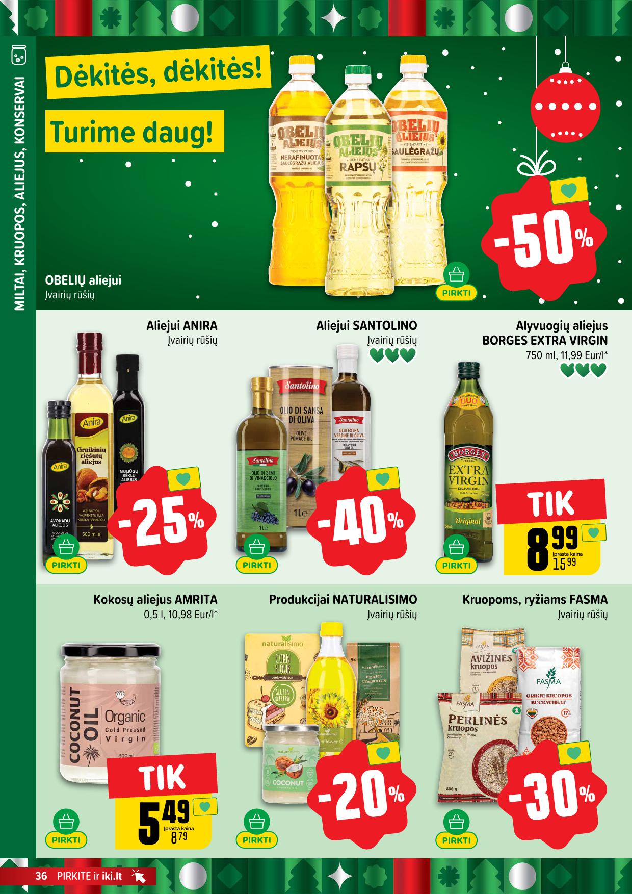 Naujausias IKI kaininis katalogas 2025.12.01 - 2025.12.07